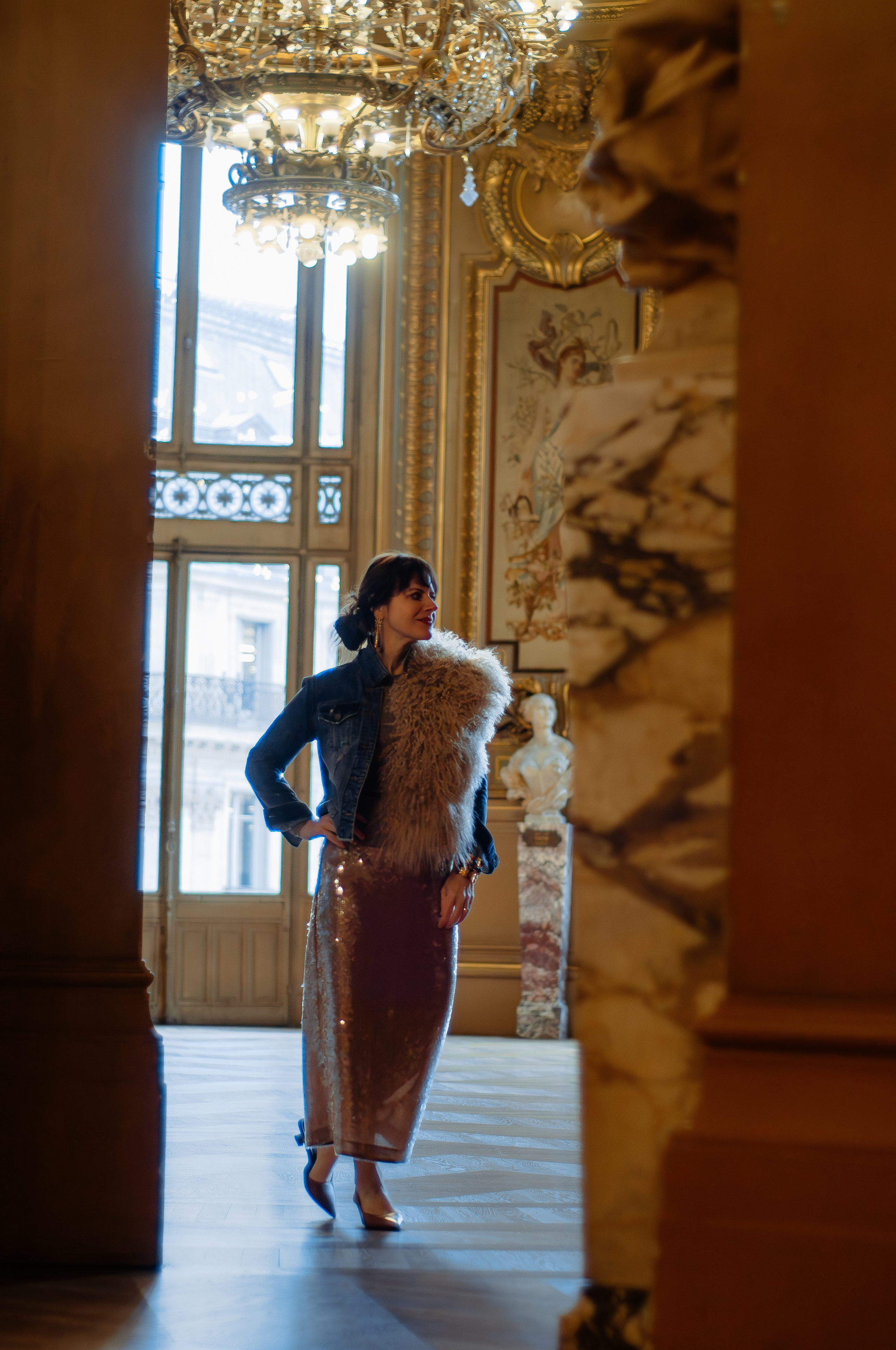 Юбилейная фотосессия в Опере. Фотограф в Париже Полина Осипова