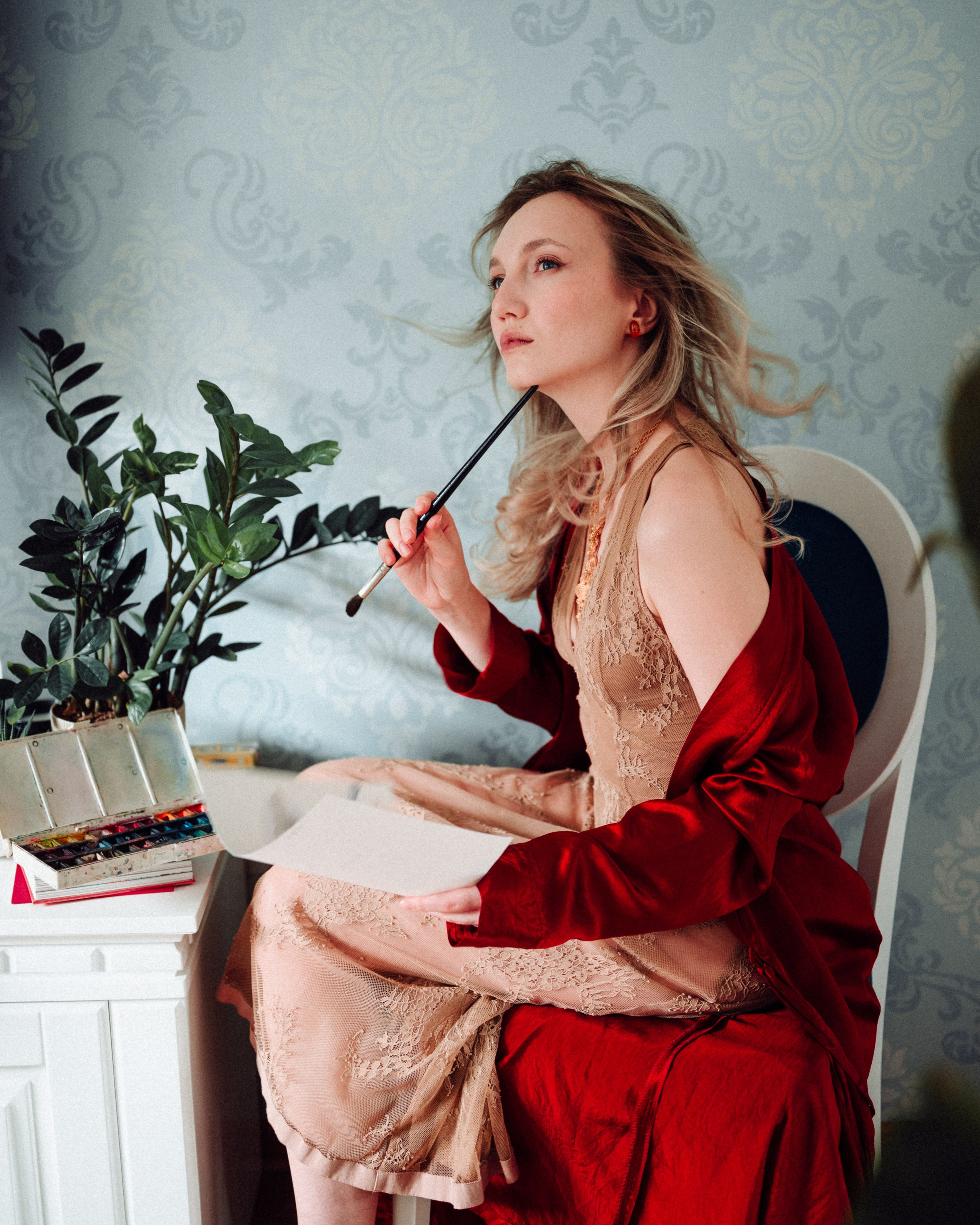 Bohemian Photoshoot Indoors. Moth & Moss Photography