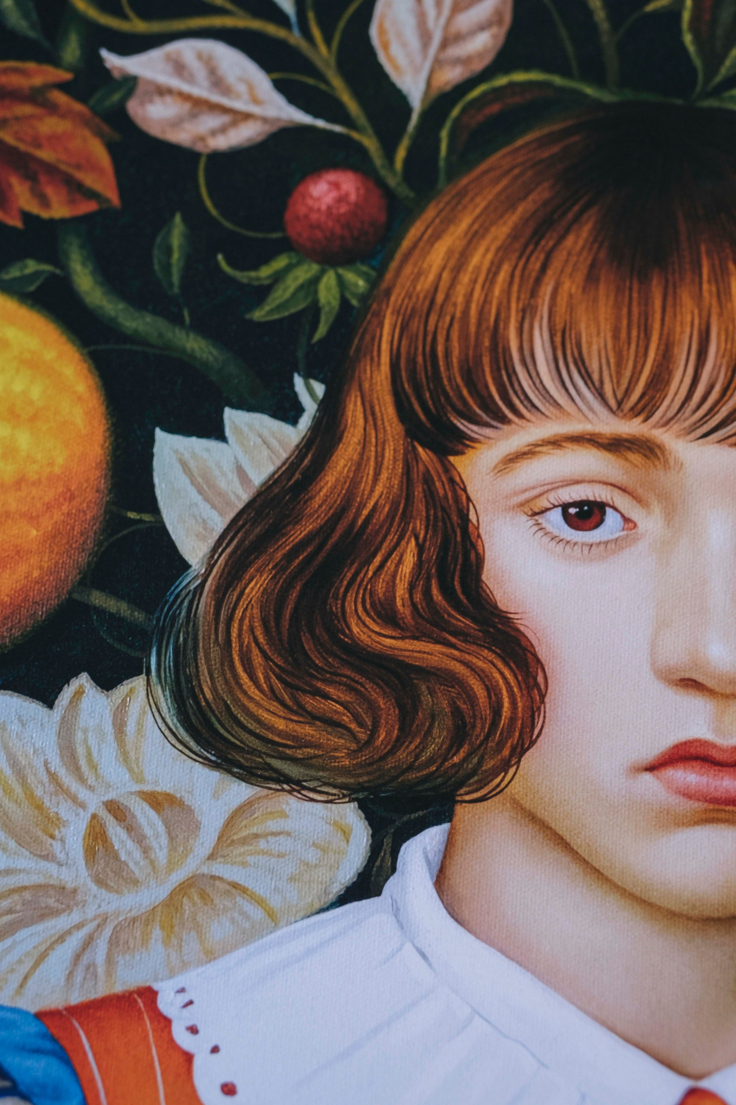 Portrait with an Orange. ELEN BEZHEN