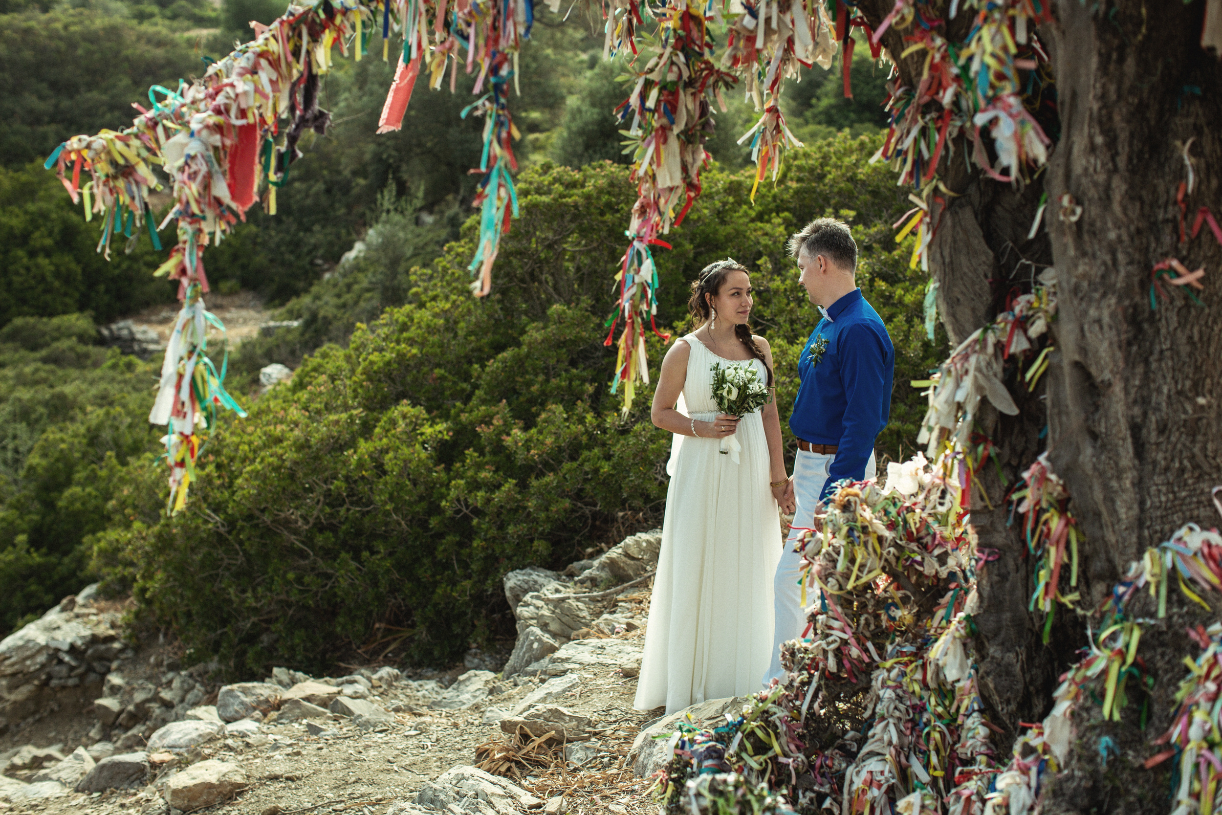Symbolic wedding on the island of Kemeria. Julia Ganch I Fashion Wedding Photography I Cappadocia Turkey