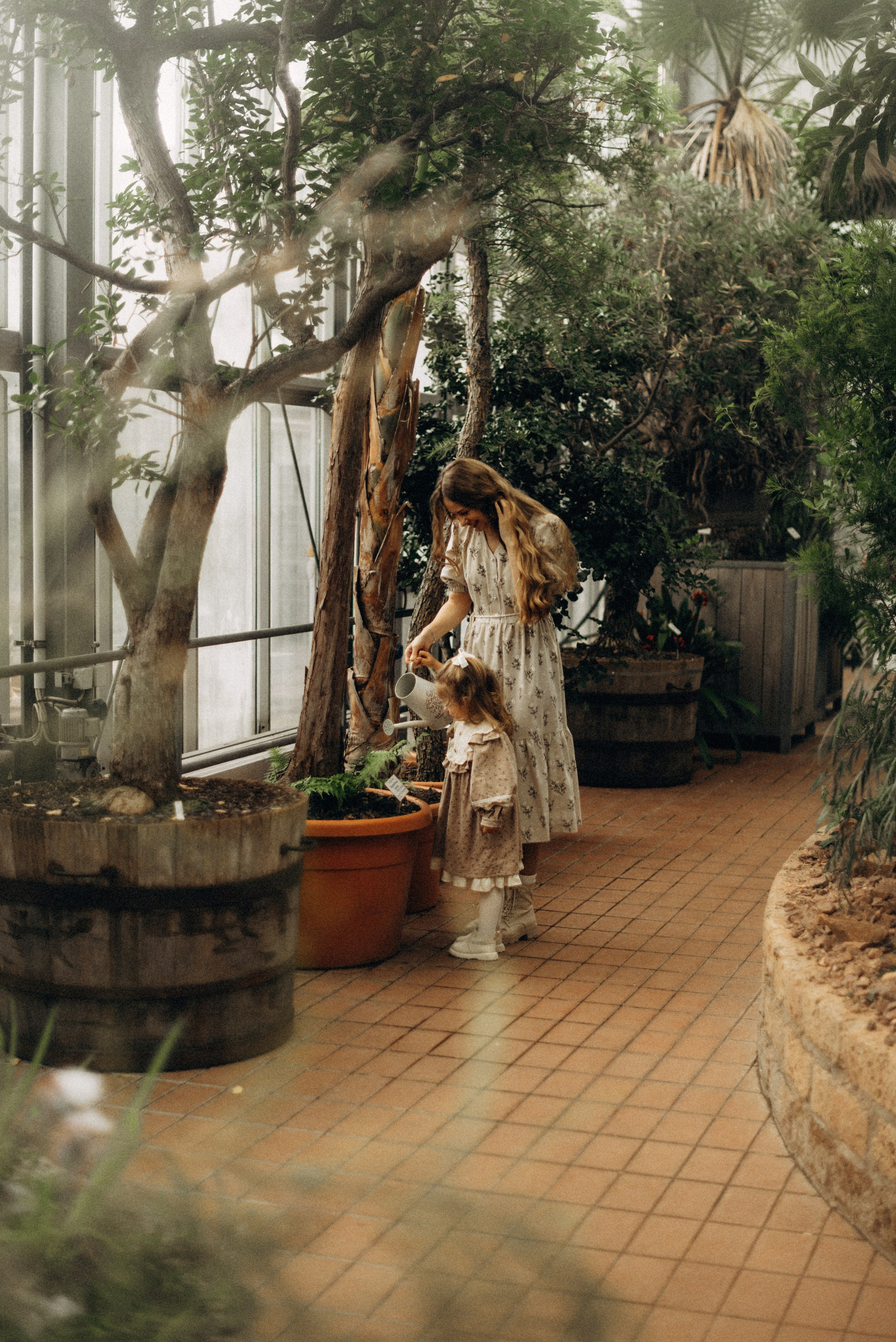 The story in the greenhouse. Семейный фотограф Лейпциг, Германия