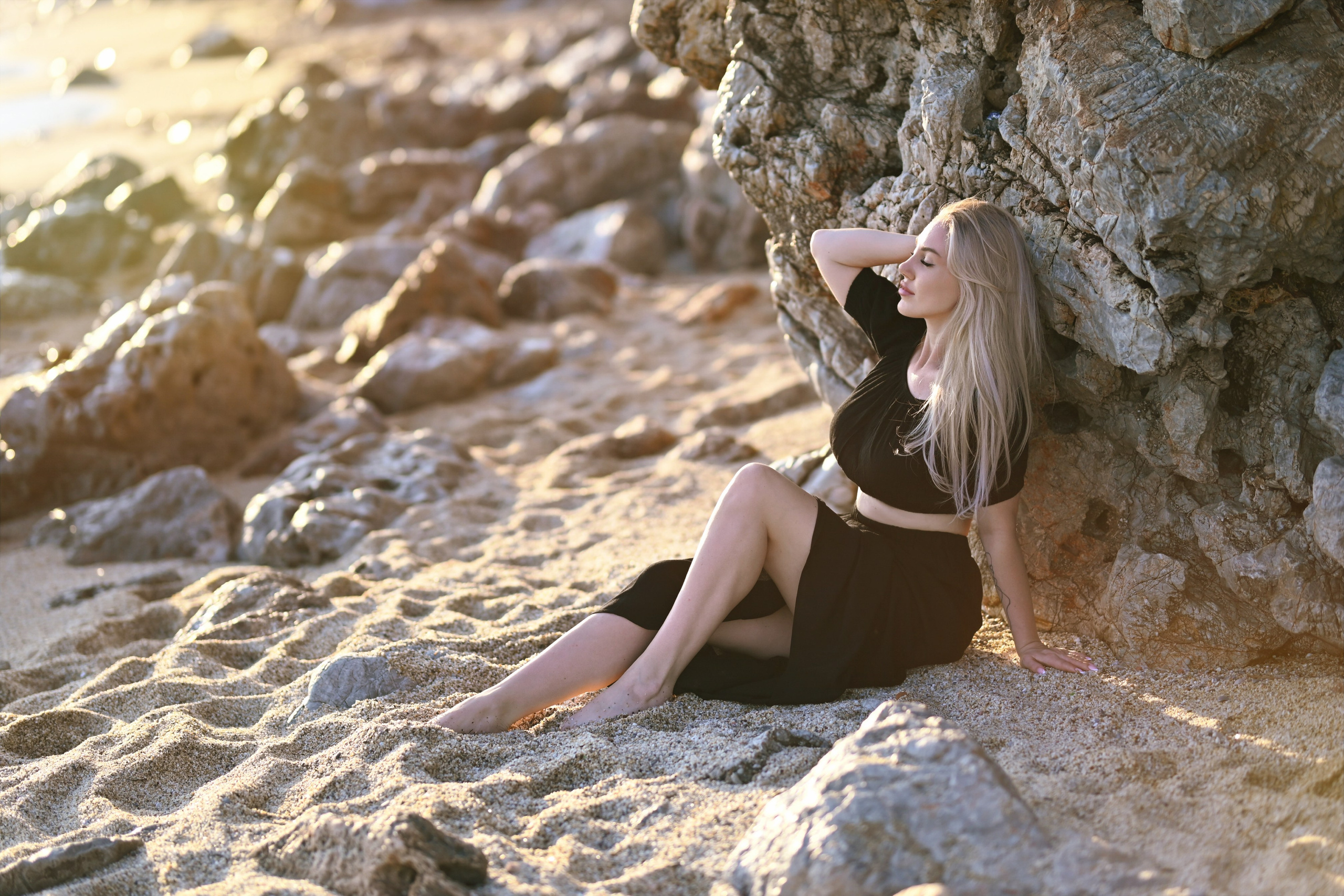Индивидуальные съемки на пляже — Клеопатра. Photographer in Alanya, Side, Manavgat. Türkiye