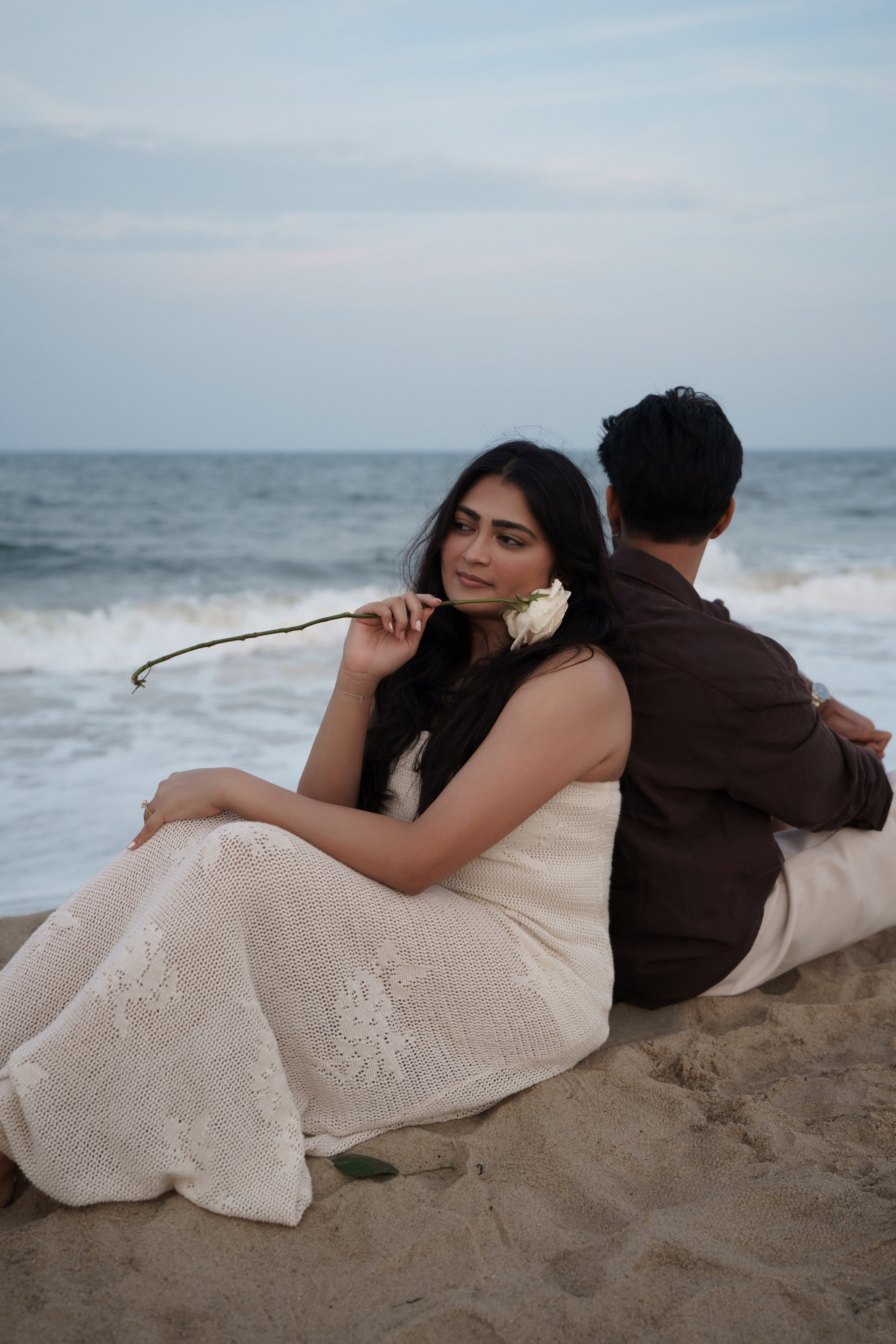 Beach engagement. New York + travel photographer