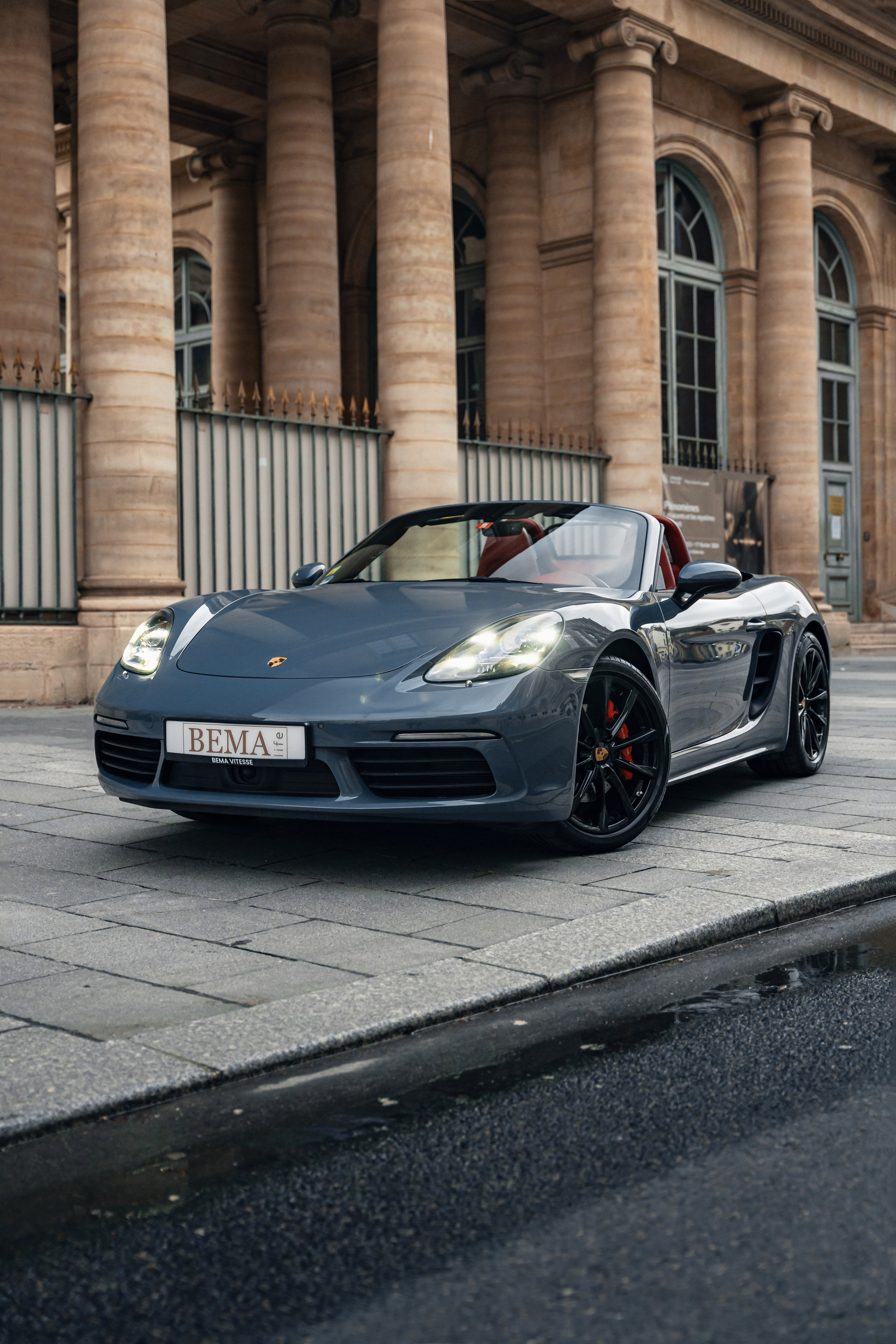 Porsche 718 Boxster. Photographe de voitures à Paris — Vitalii Motruk