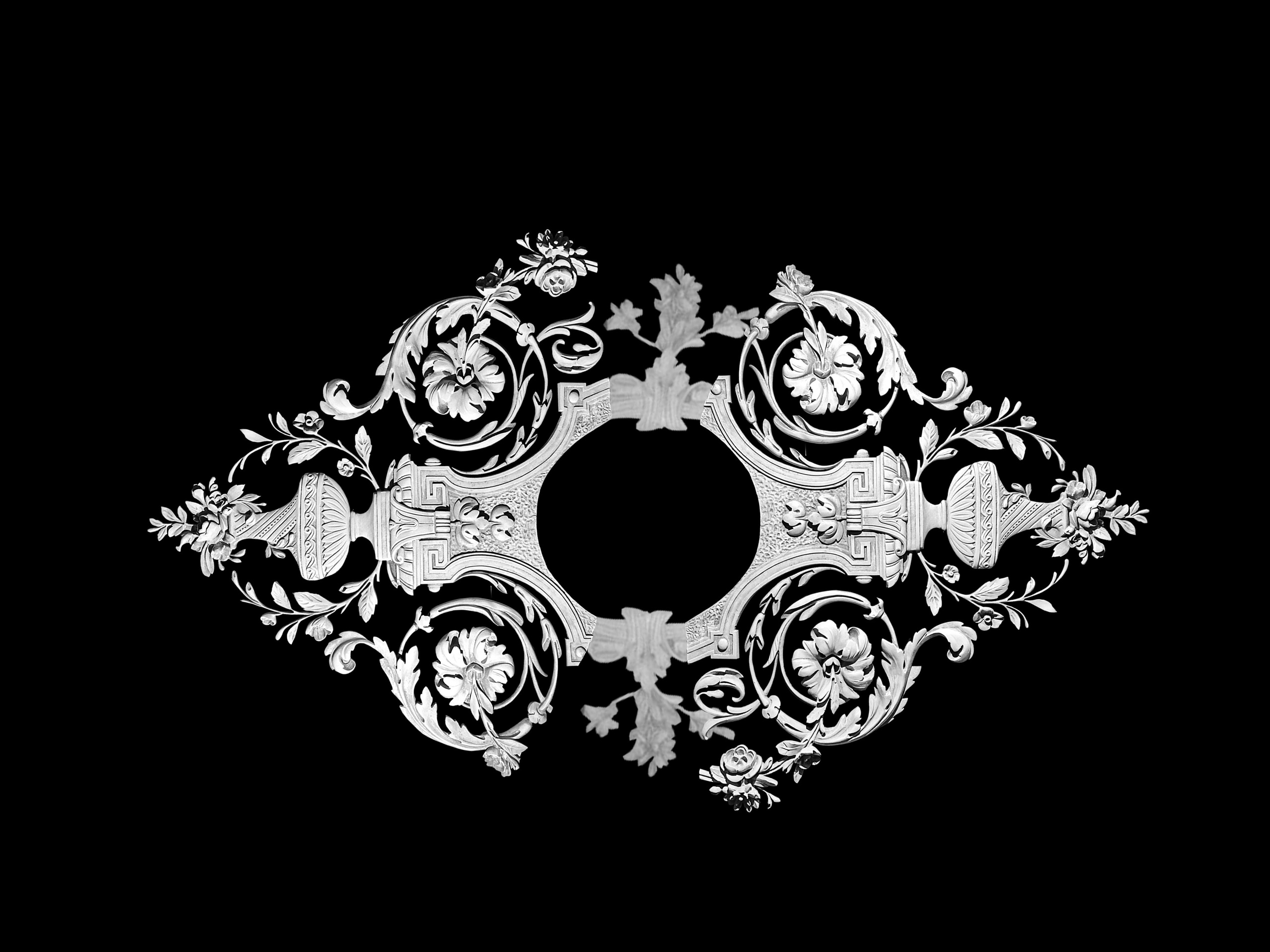 Medallions. Plaster molding