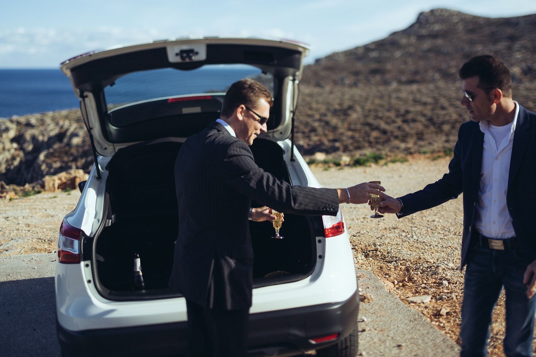 Ronalds & Svetlana, Crete. Denny Savon — Photographer in Santorini | Weddings, Love Stories & Flying Dress