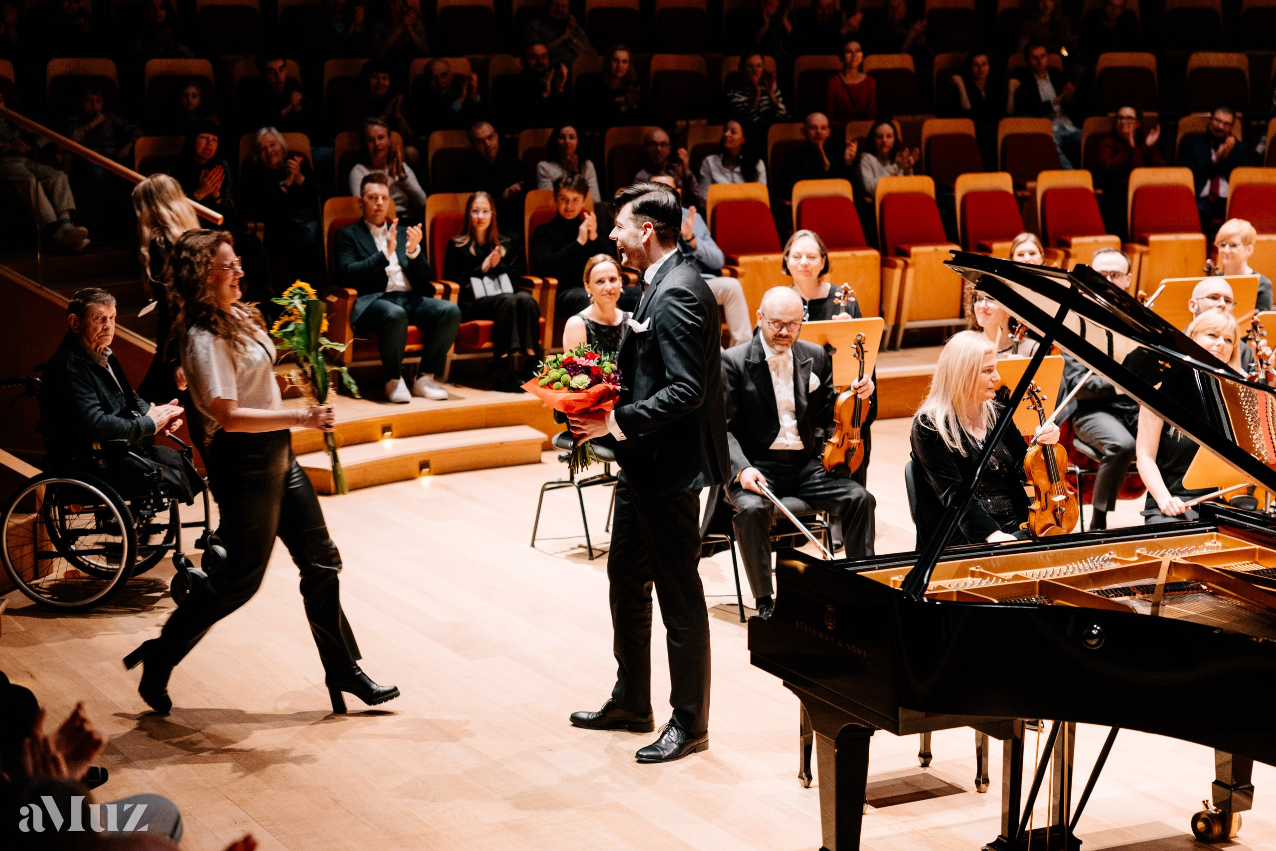 Koncert dyplomantów aMuz w Polskiej Filharmonii Bałtyckiej. Fotograf Ślubny Warszawa - Sesje Biznesowe Rodzinne Eventy