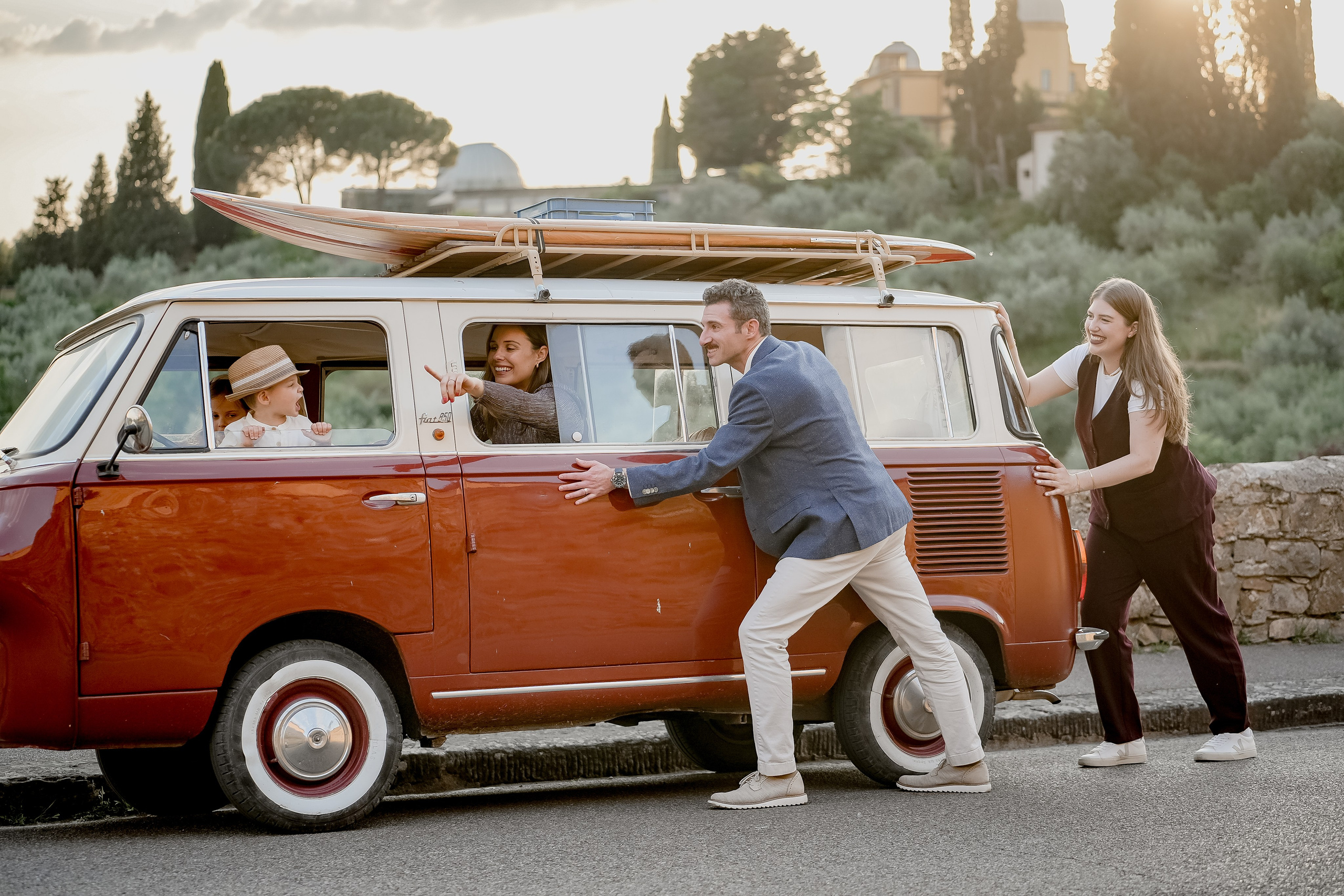 Jessica & Family. Wedding Photographer in Italy