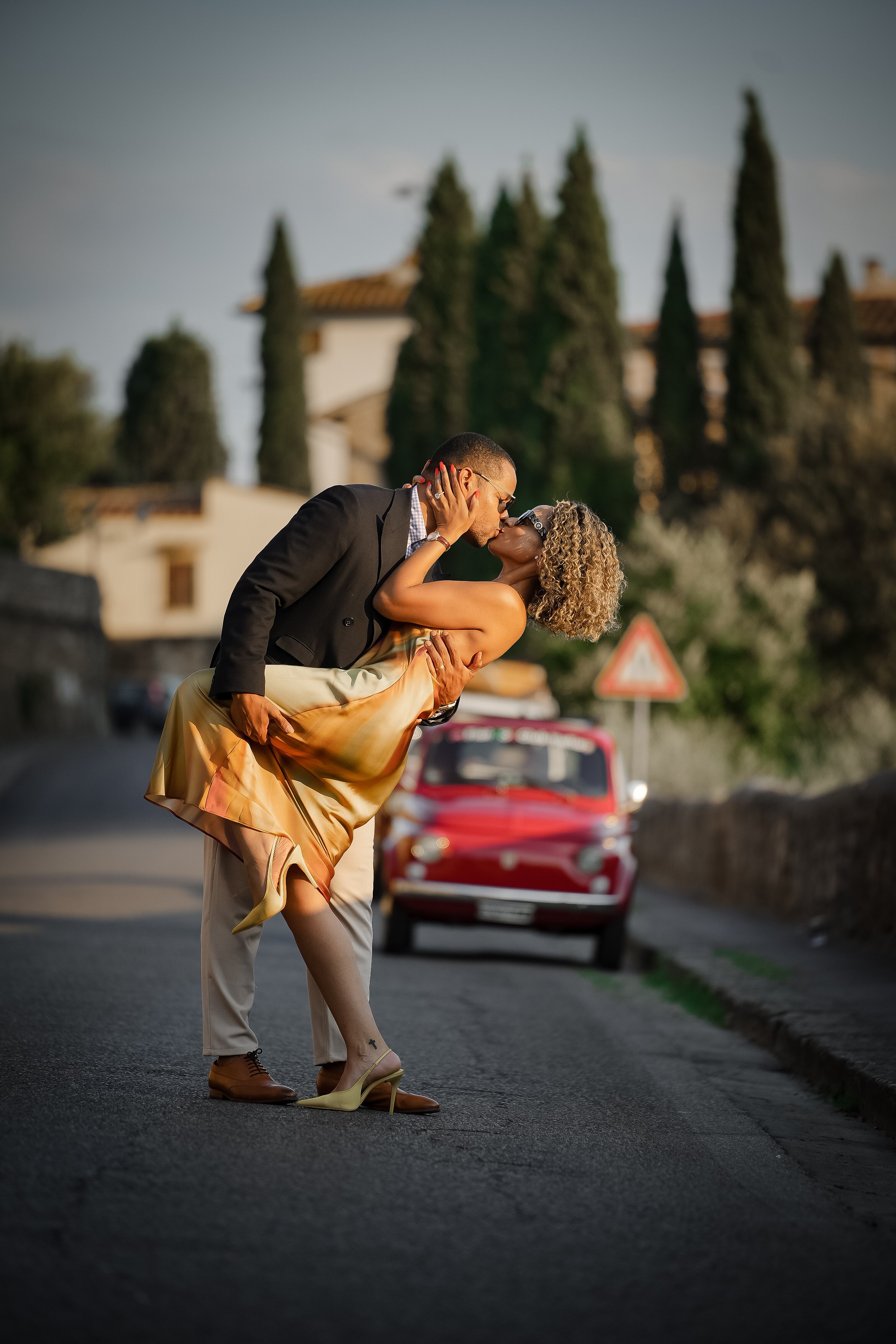 FIAT 500. Wedding Photographer in Italy