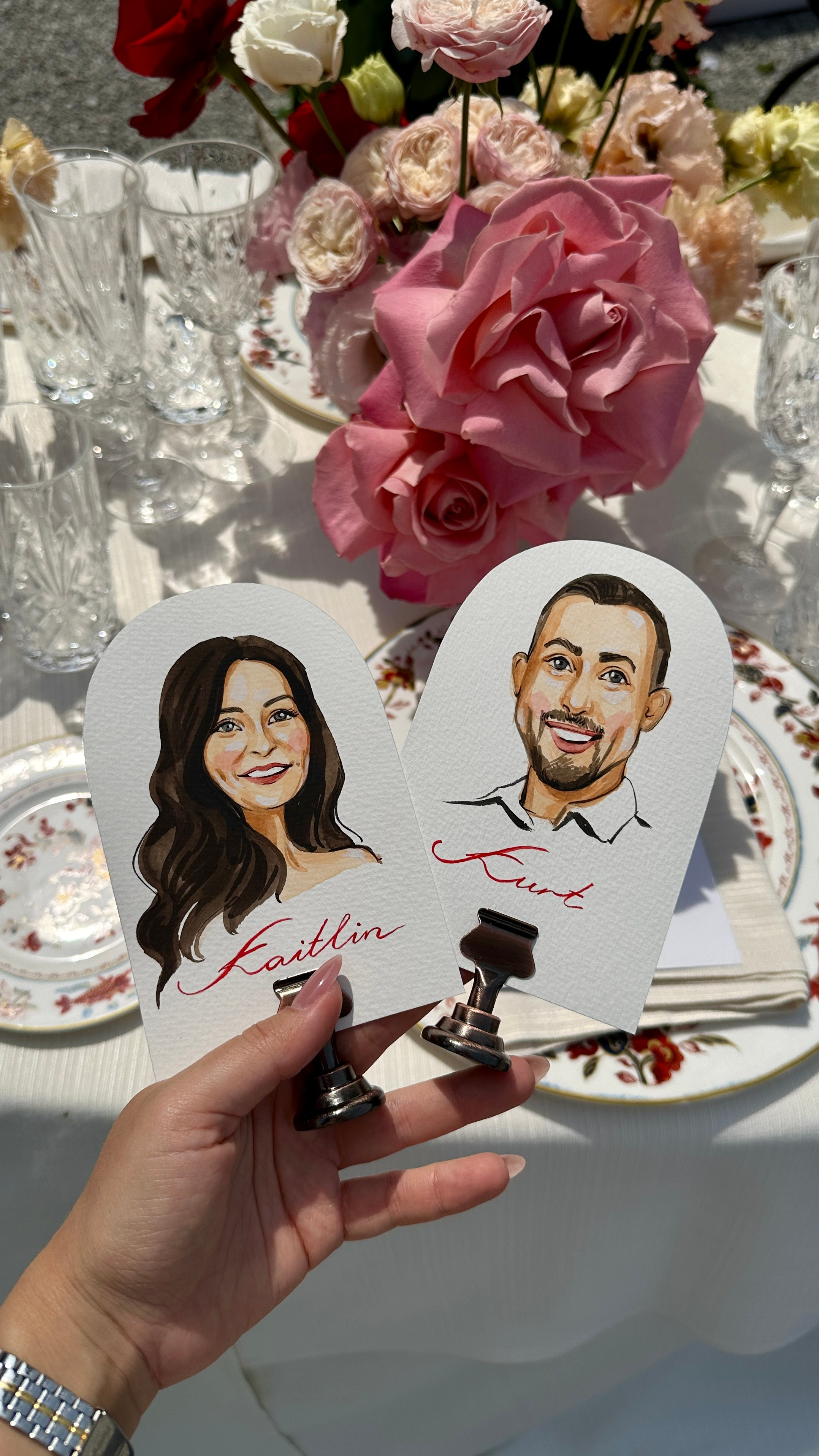 Wedding Seatings Cards. InnaIllustrator