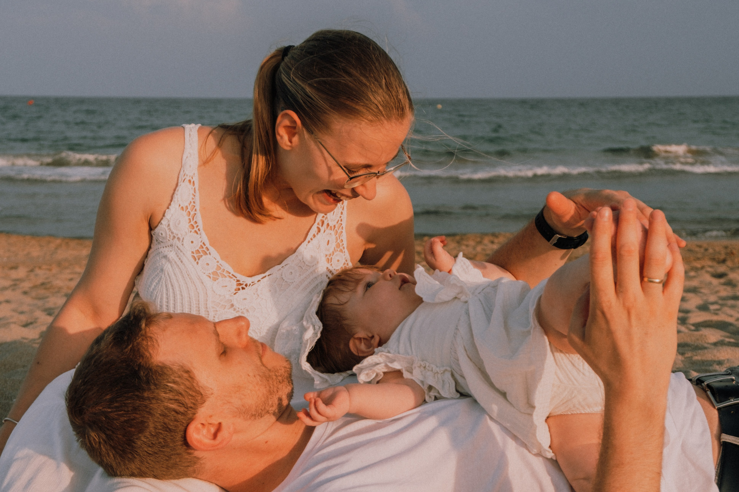 Семейная фотосессия на пляже. Профессиональная фотосъемка в Калафелле — Елена Медведева
