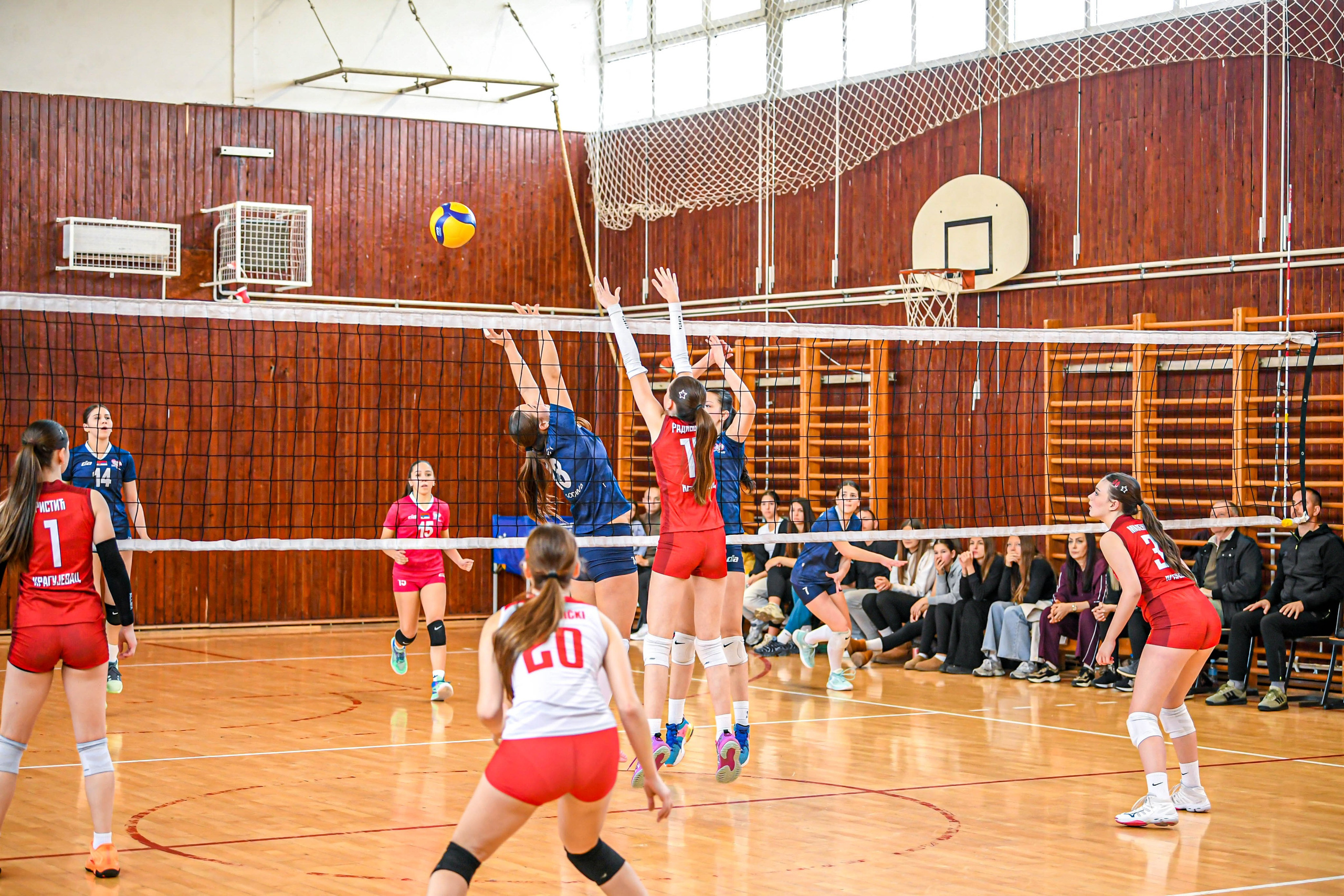 Odbojka 22.03.  Radnicki KG — BlockVolley JAG. Foto Simic Jagodina