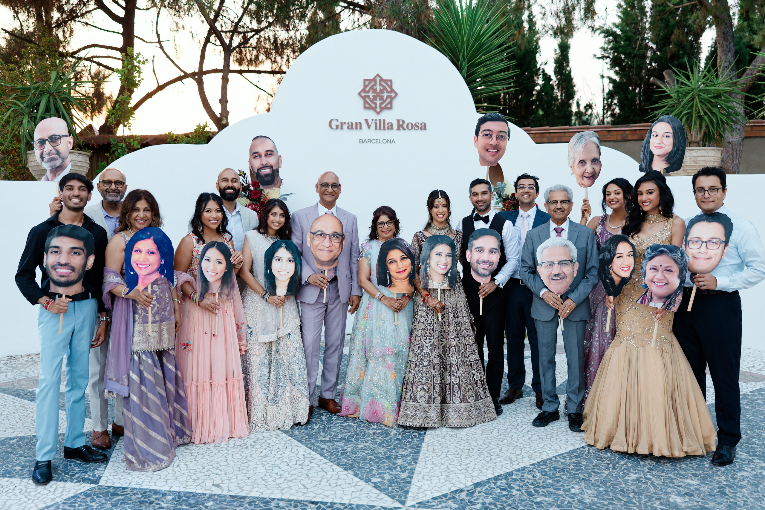 Indian wedding at Gran Villa Rosa, Barcelona
