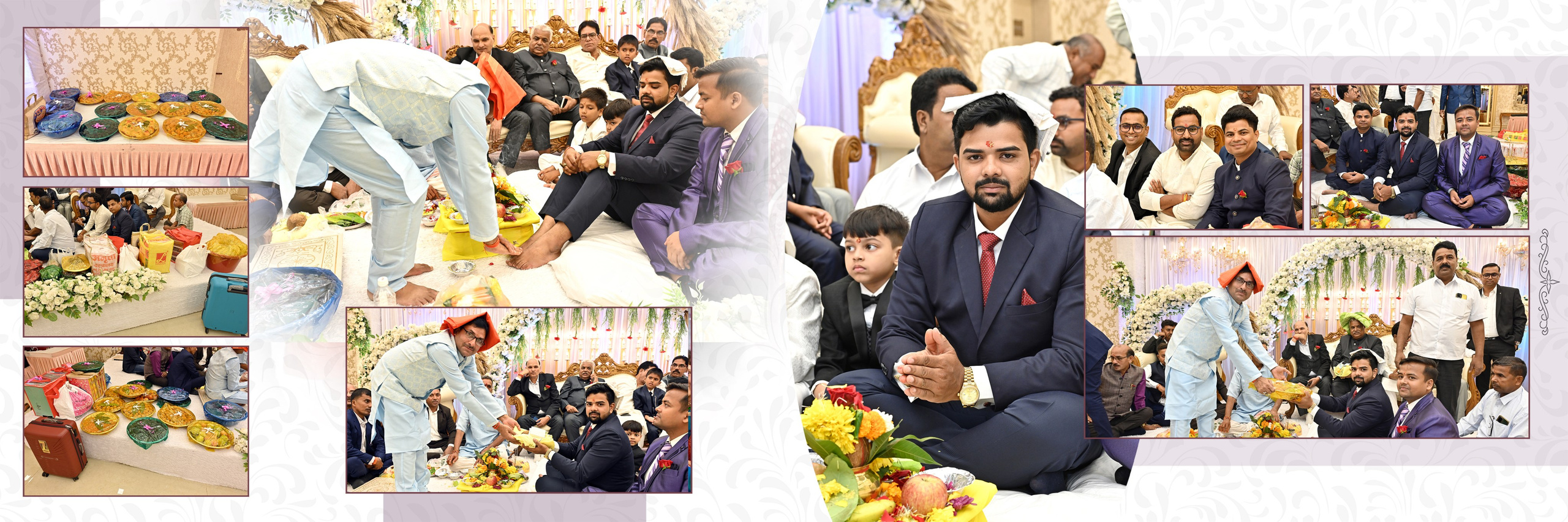 Vivek ring ceremony. “Ajay Digital Photo Studio — Capturing Timeless Wedding Moments”
