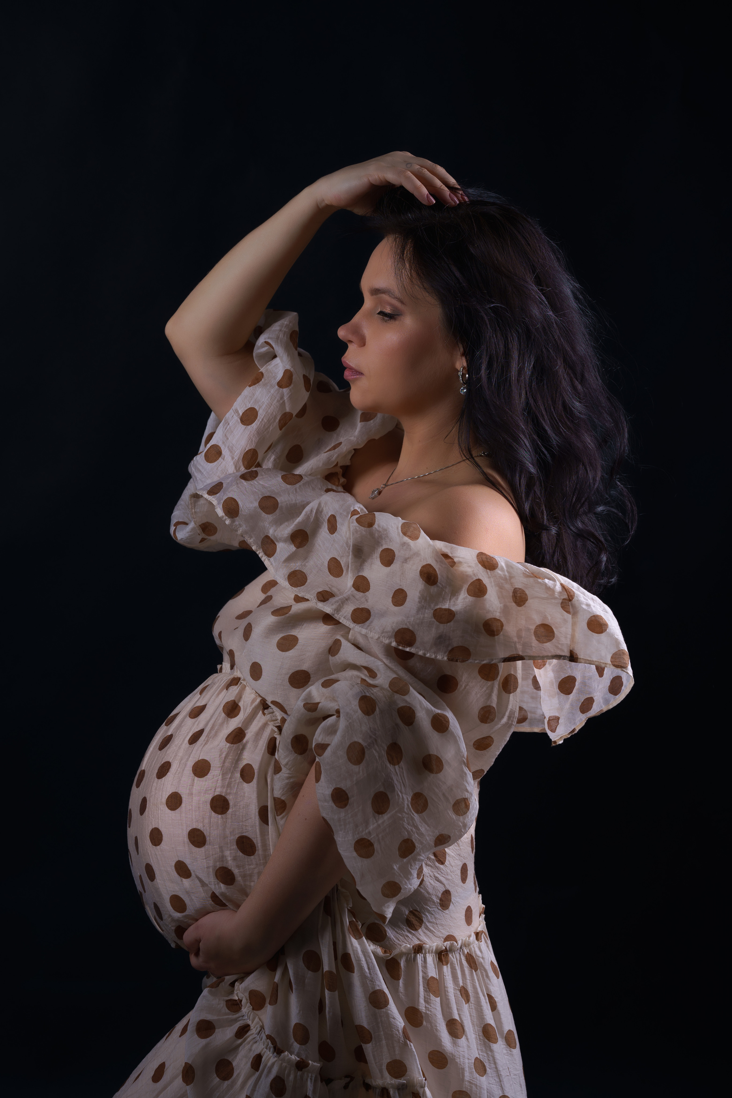 Студийная съёмка беременность. Familien, Lifestyle und Portrait Fotografin in Trier, Luxembourg