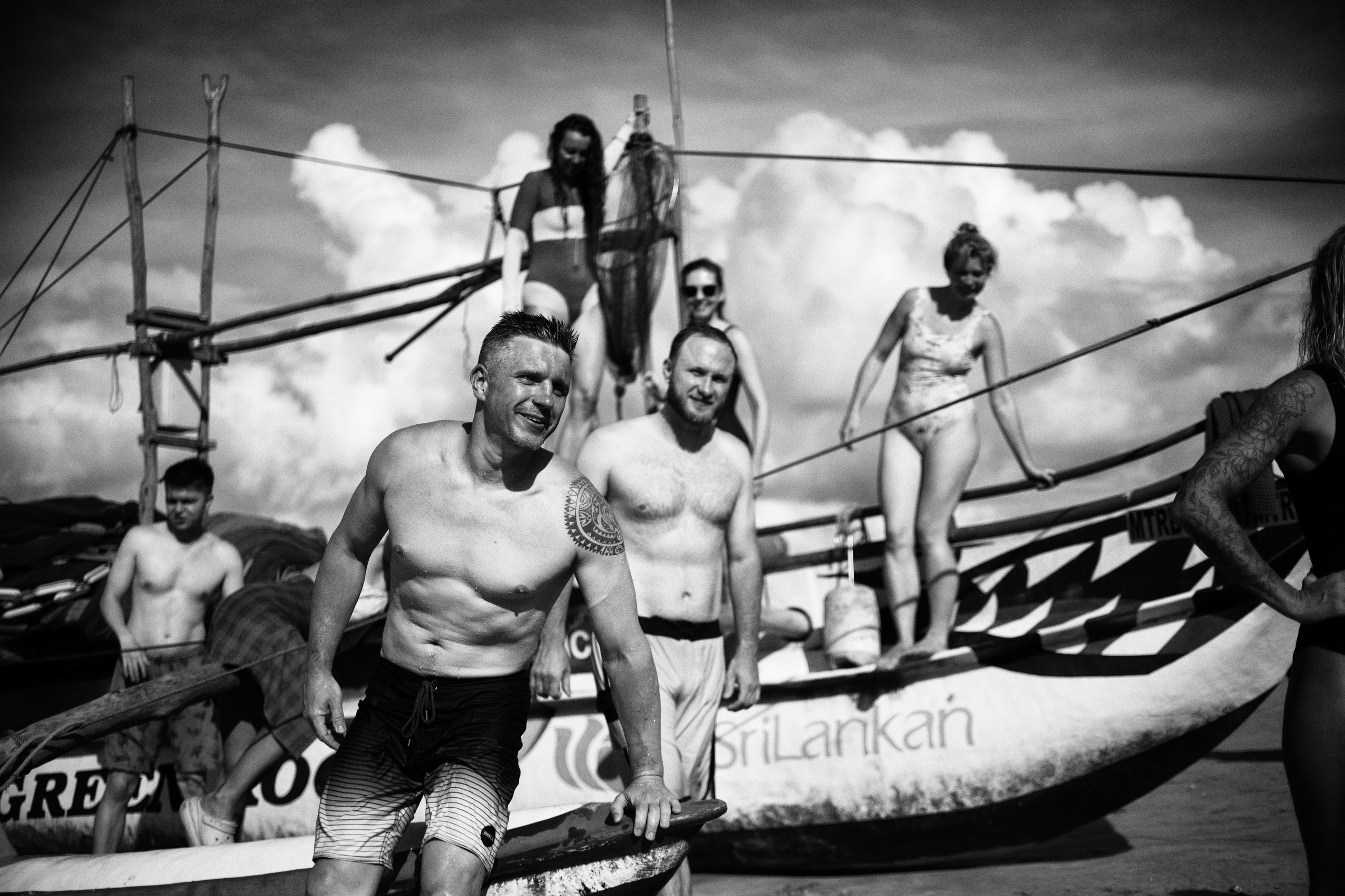 Surfcamp Black&White. Photographer Sri Lanka