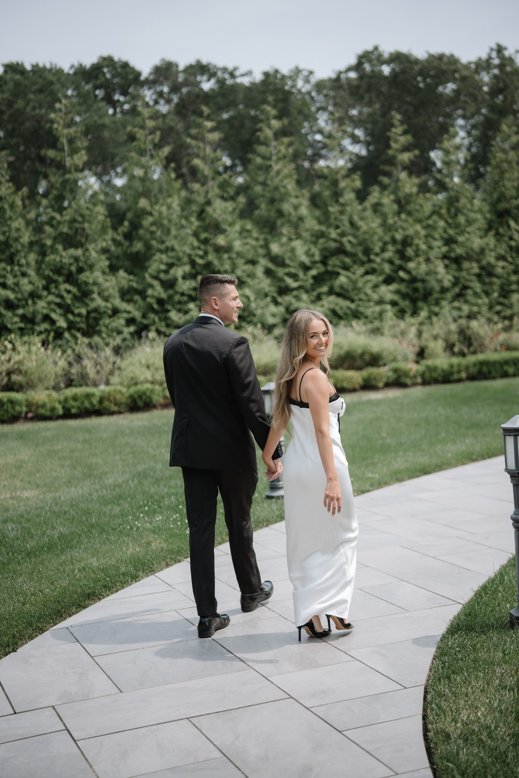 Engagement photo shoot at the hotel. Portrait and wedding photographer in New York