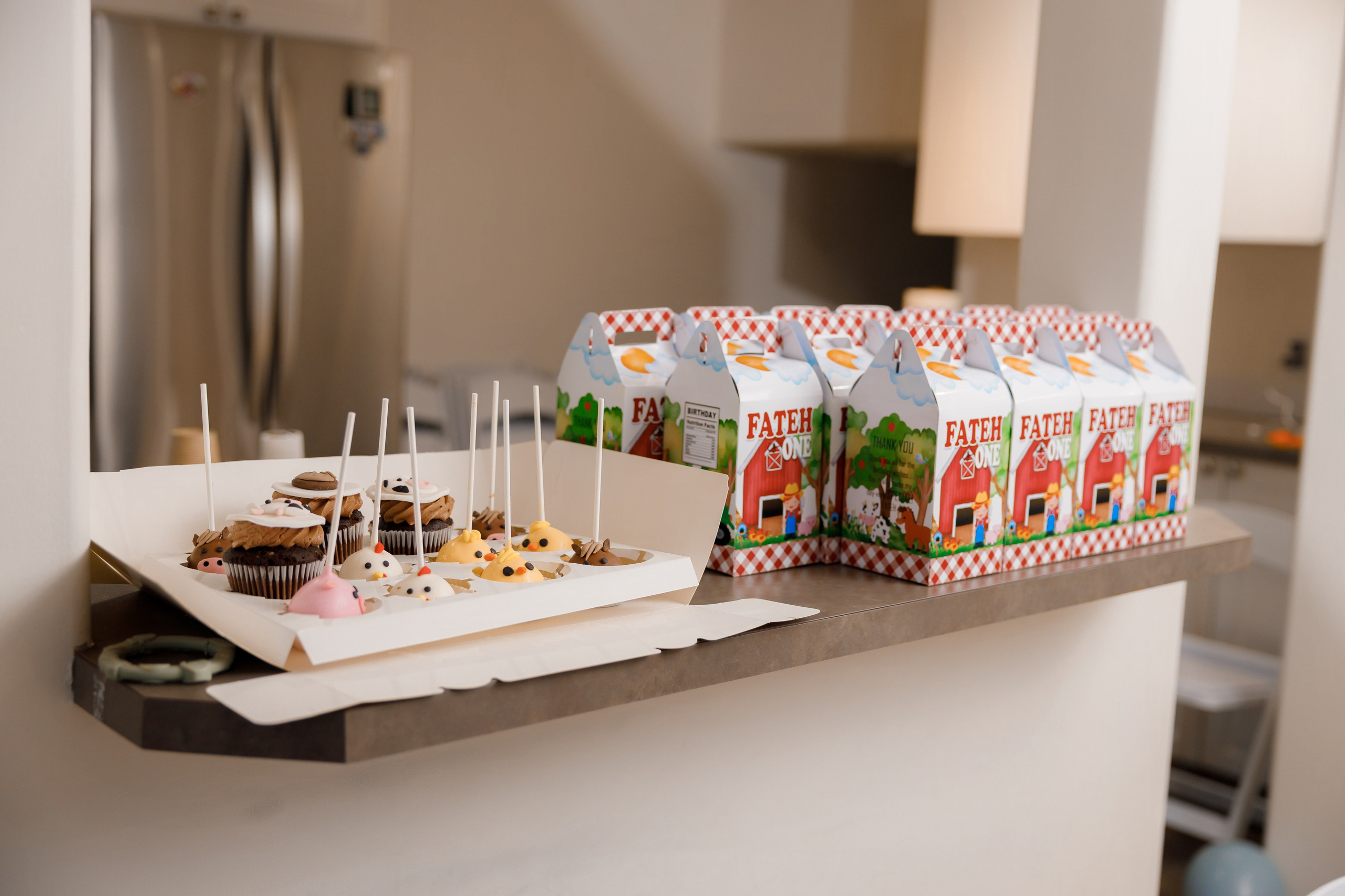 Fateh’s 1st birthday. Home