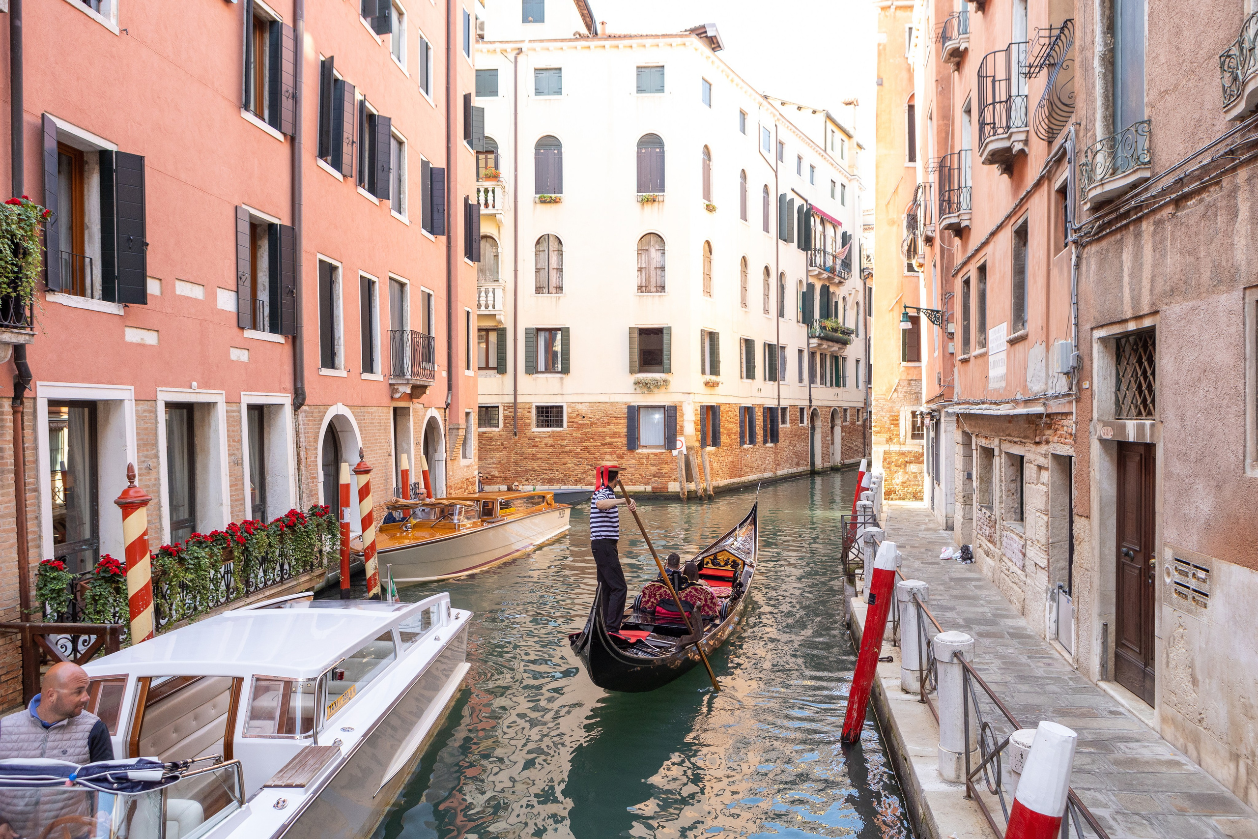 Margo and Vincenzo at dawn in Venice