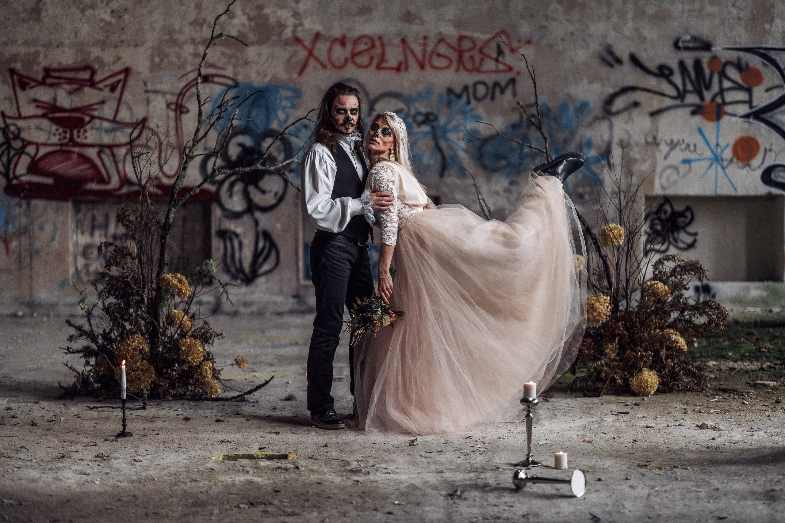 Couple Halloween 22.10.2023. Portree- ja perefotograaf Anton Hansen Tallinnas, Eestis