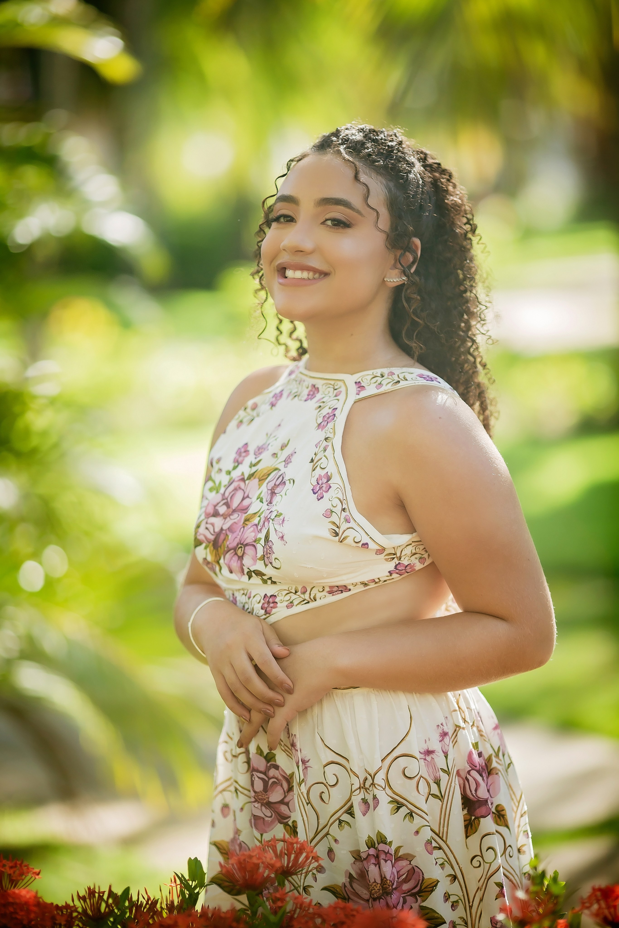 Ensaio XV Anos Mel (Tema Jardim). Flavio Nunes Fotografia (Fotografo especializado em Fotografia de 15 Anos e Ensaios)