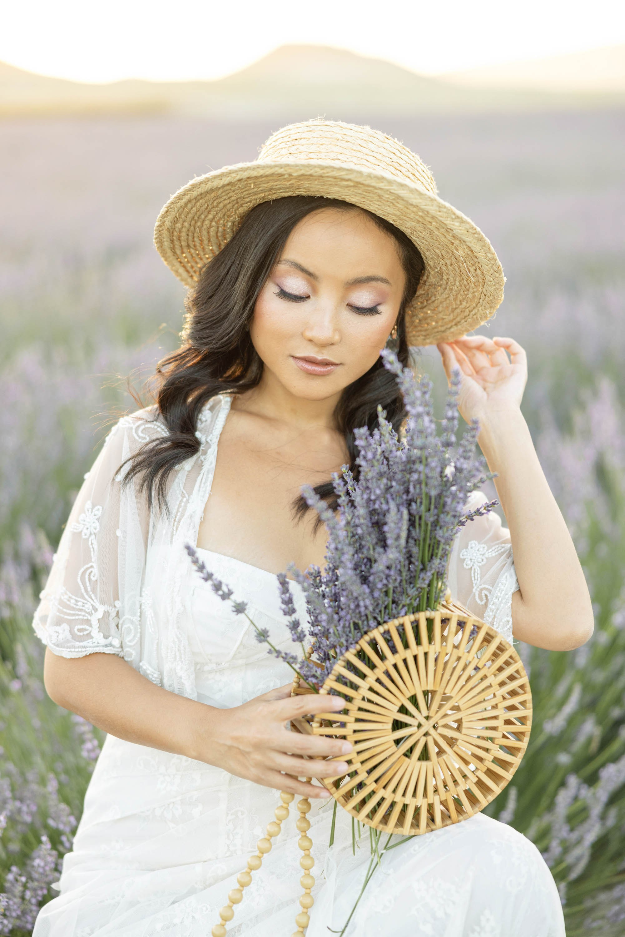 Dreamy Photoshoot in a Lavender Field. Julia Ganch I Fashion Wedding Photography I Cappadocia Turkey