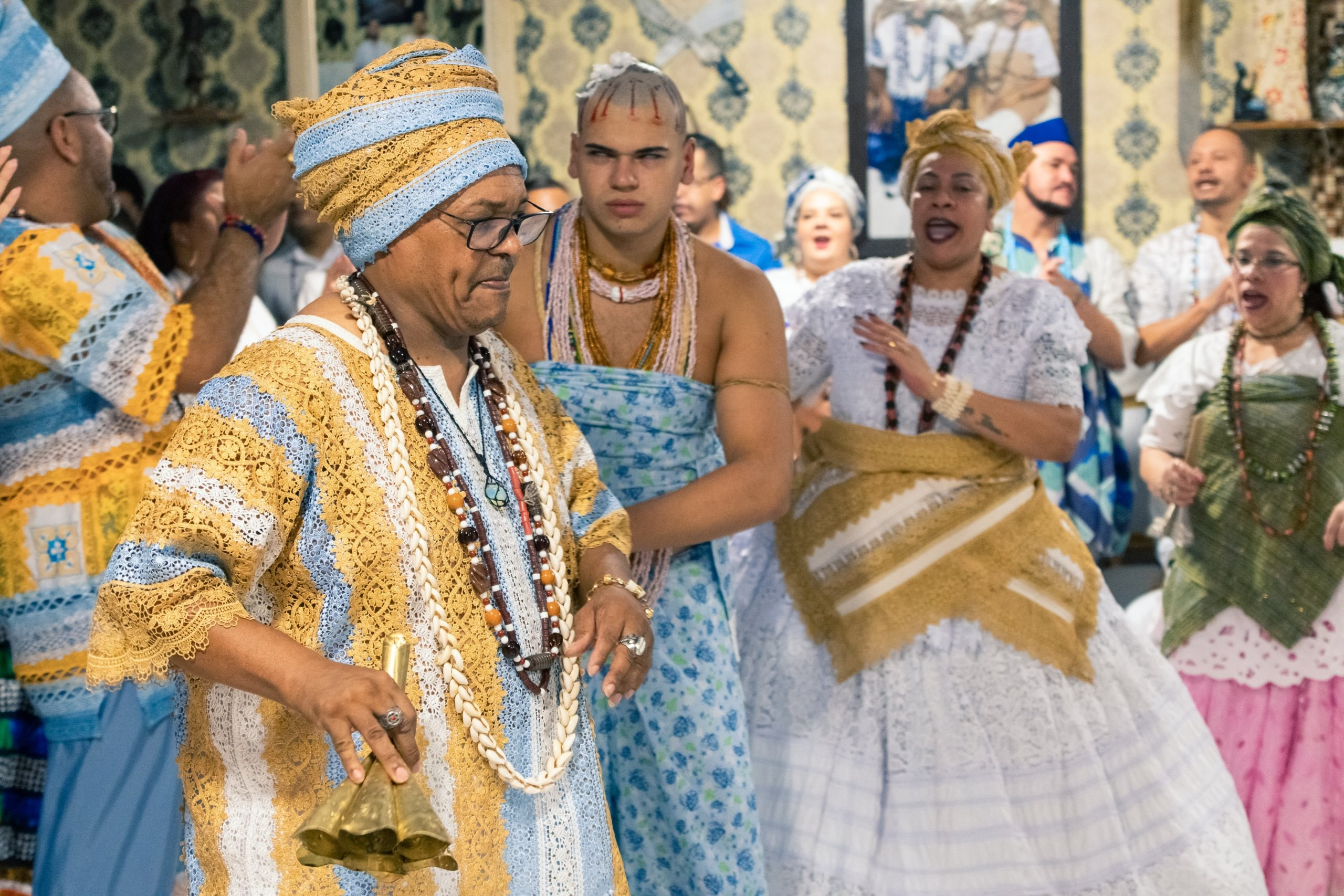19/04/2025 — Iniciação Oloyê Pablo, Ajoyê Maria Júlia e Iyawo Arthur. Aladá Produções