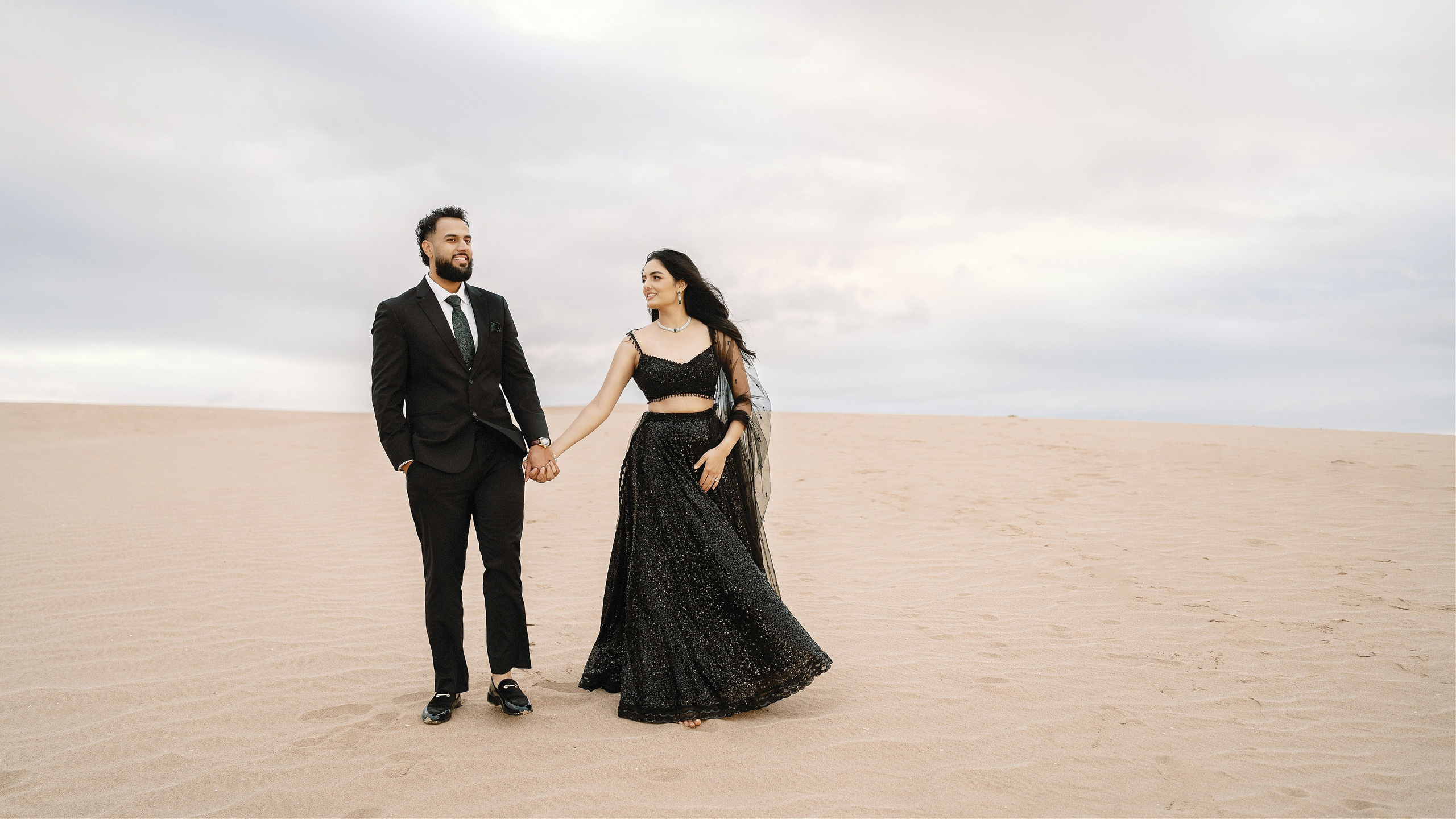 Elopement at Pismo Beach Sand Dunes, California. Wedding Photography & Videography Team in California, Los Angeles, San Francisco, San Diego and Travel