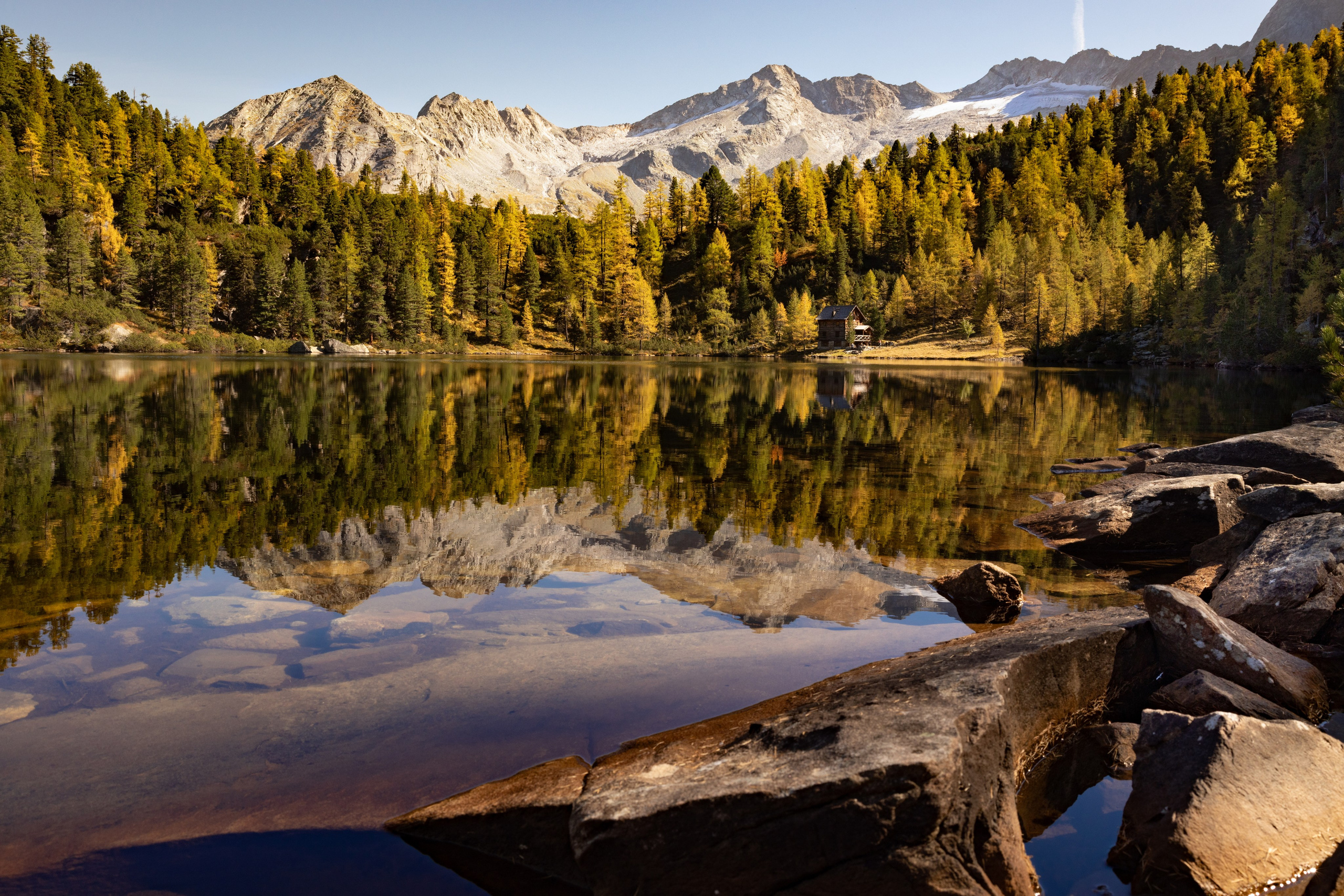 Reed See, Gastein, Österreich