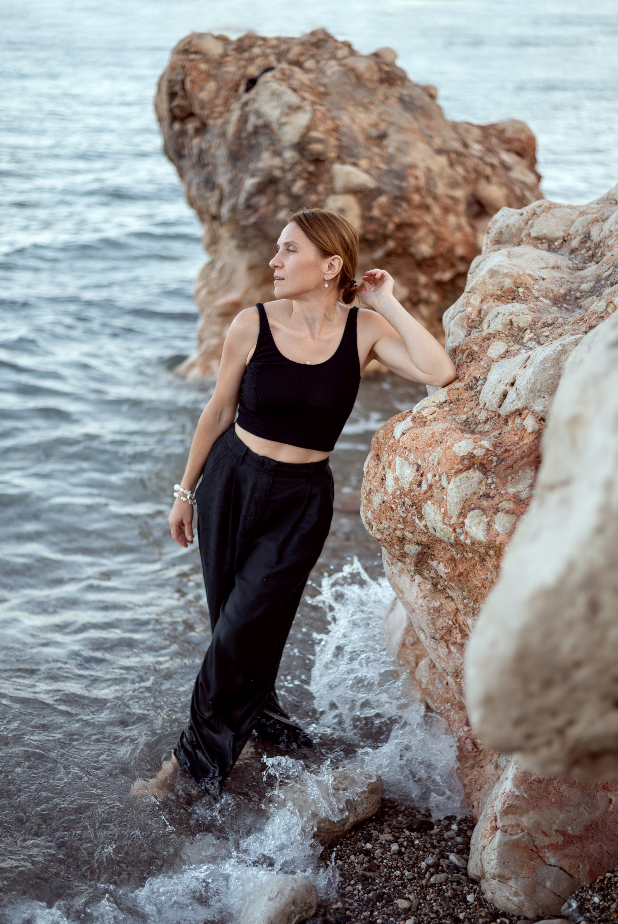 Фотосессия на диком пляже в Кемере. Фотограф Анталия, Кемер, Белек, Сиде Дарья Кая