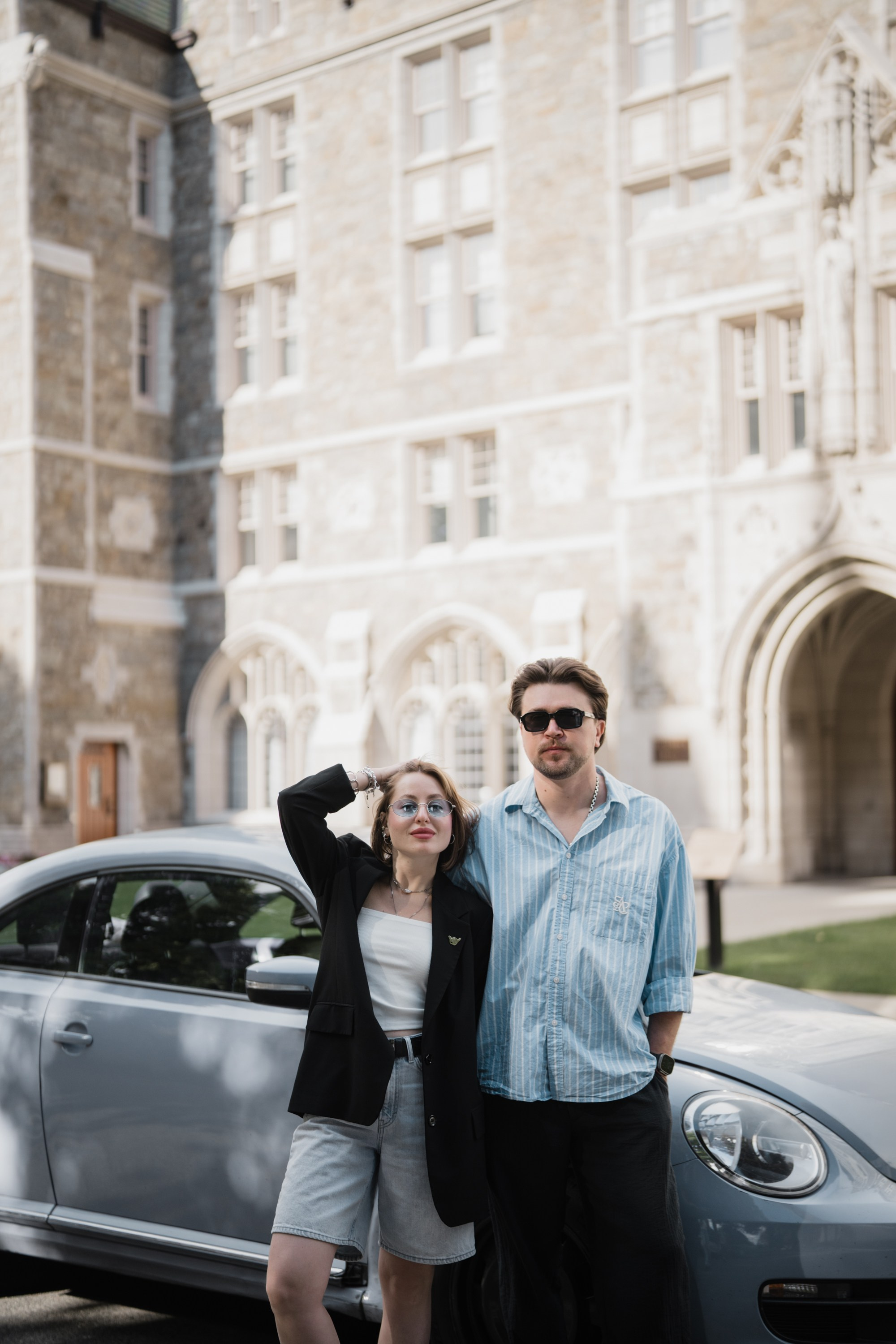 Photoshoot in College Boston. Portrait and wedding photographer in New York