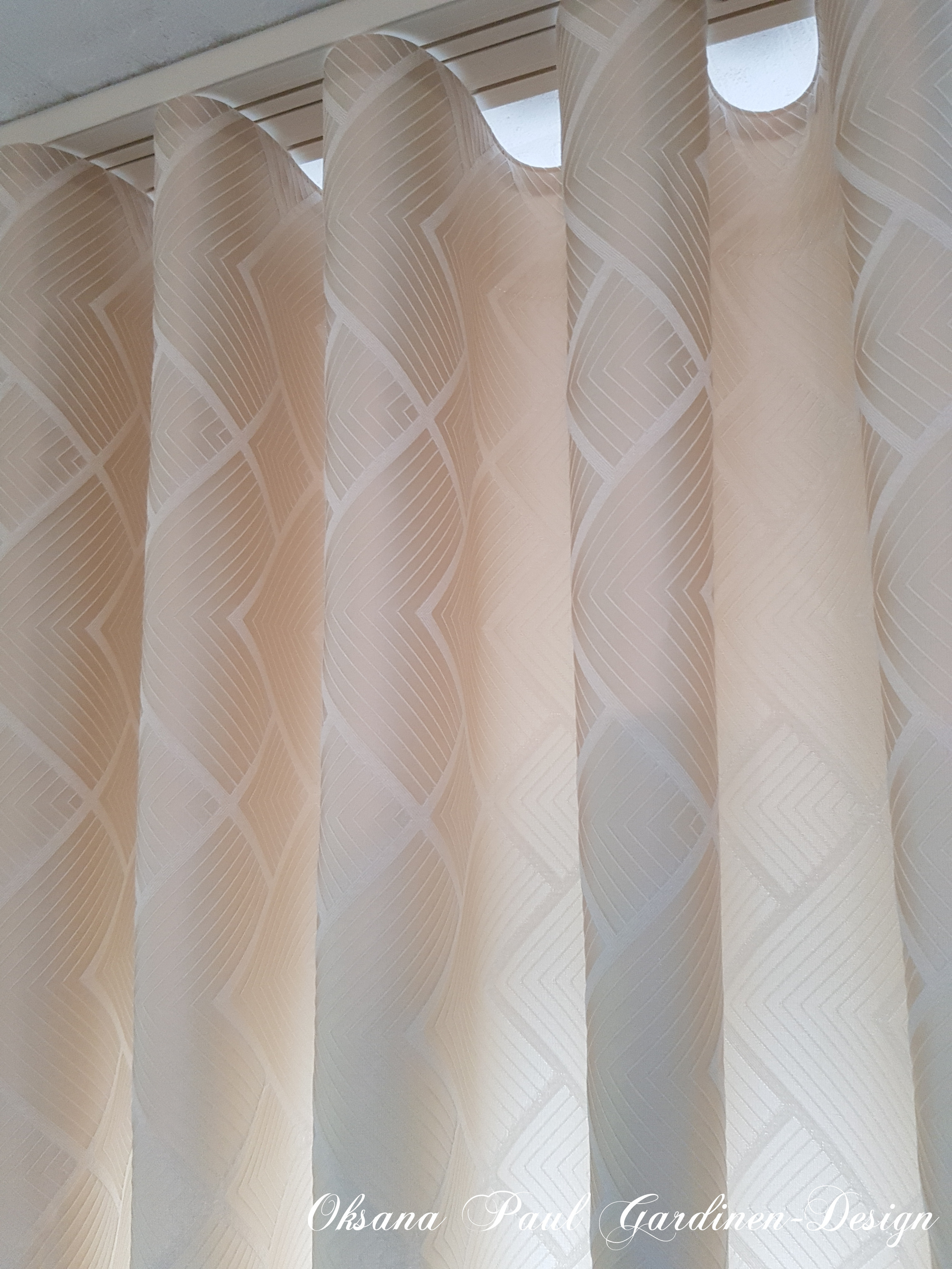 Шторы на волне / Wellenband-Gardinen. Oksana Paul-Gardinen-Design Oksana Paul ✧ Art of Gardinen & Textile Design ✧ Polymer Clay Art & Handmade Creatures