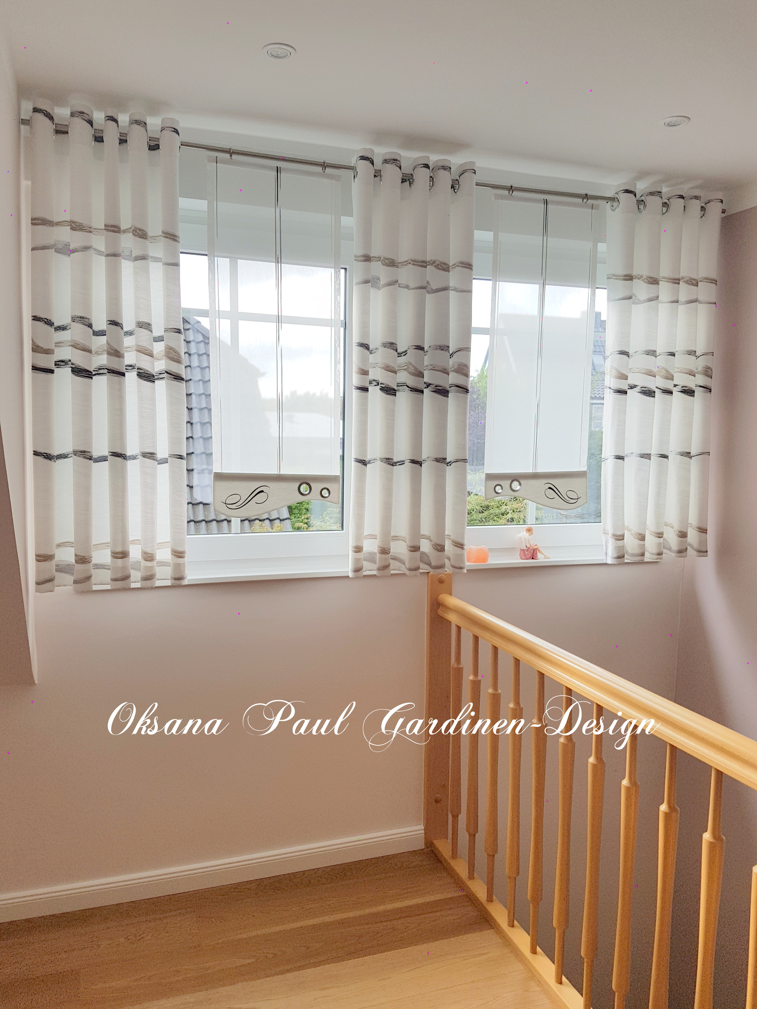 Шторы на кольцах / Ösenvorhänge. Oksana Paul-Gardinen-Design Oksana Paul ✧ Art of Gardinen & Textile Design ✧ Polymer Clay Art & Handmade Creatures