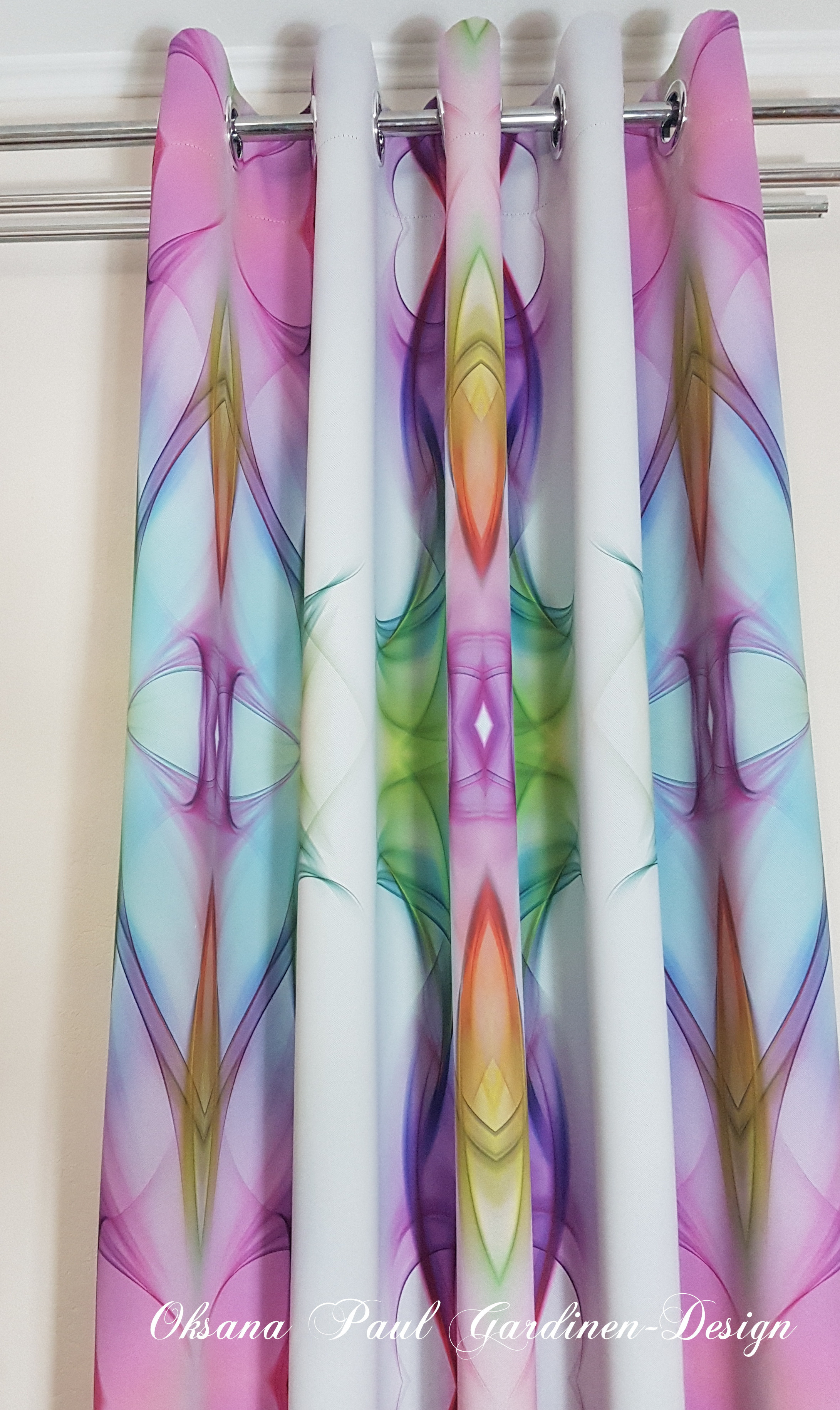 Шторы на кольцах / Ösenvorhänge. Oksana Paul-Gardinen-Design Oksana Paul ✧ Art of Gardinen & Textile Design ✧ Polymer Clay Art & Handmade Creatures