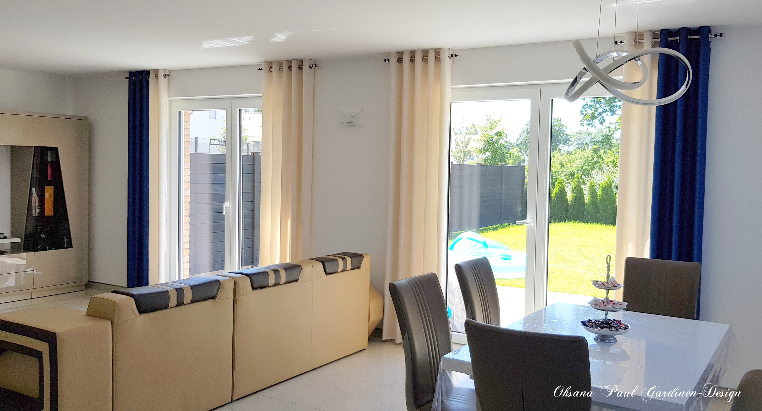 Шторы на кольцах / Ösenvorhänge. Oksana Paul-Gardinen-Design Oksana Paul ✧ Art of Gardinen & Textile Design ✧ Polymer Clay Art & Handmade Creatures