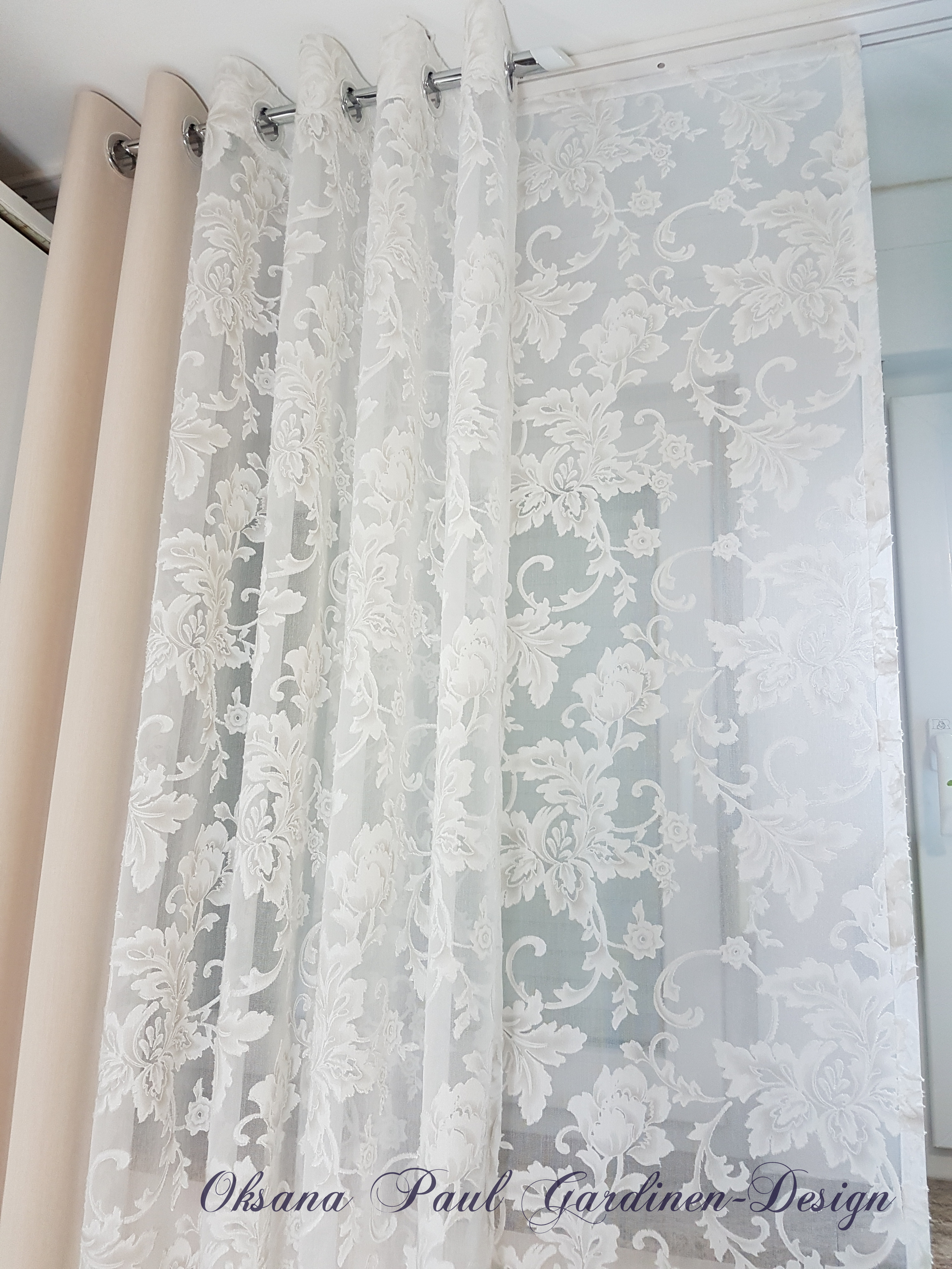 Шторы на кольцах / Ösenvorhänge. Oksana Paul-Gardinen-Design Oksana Paul ✧ Art of Gardinen & Textile Design ✧ Polymer Clay Art & Handmade Creatures