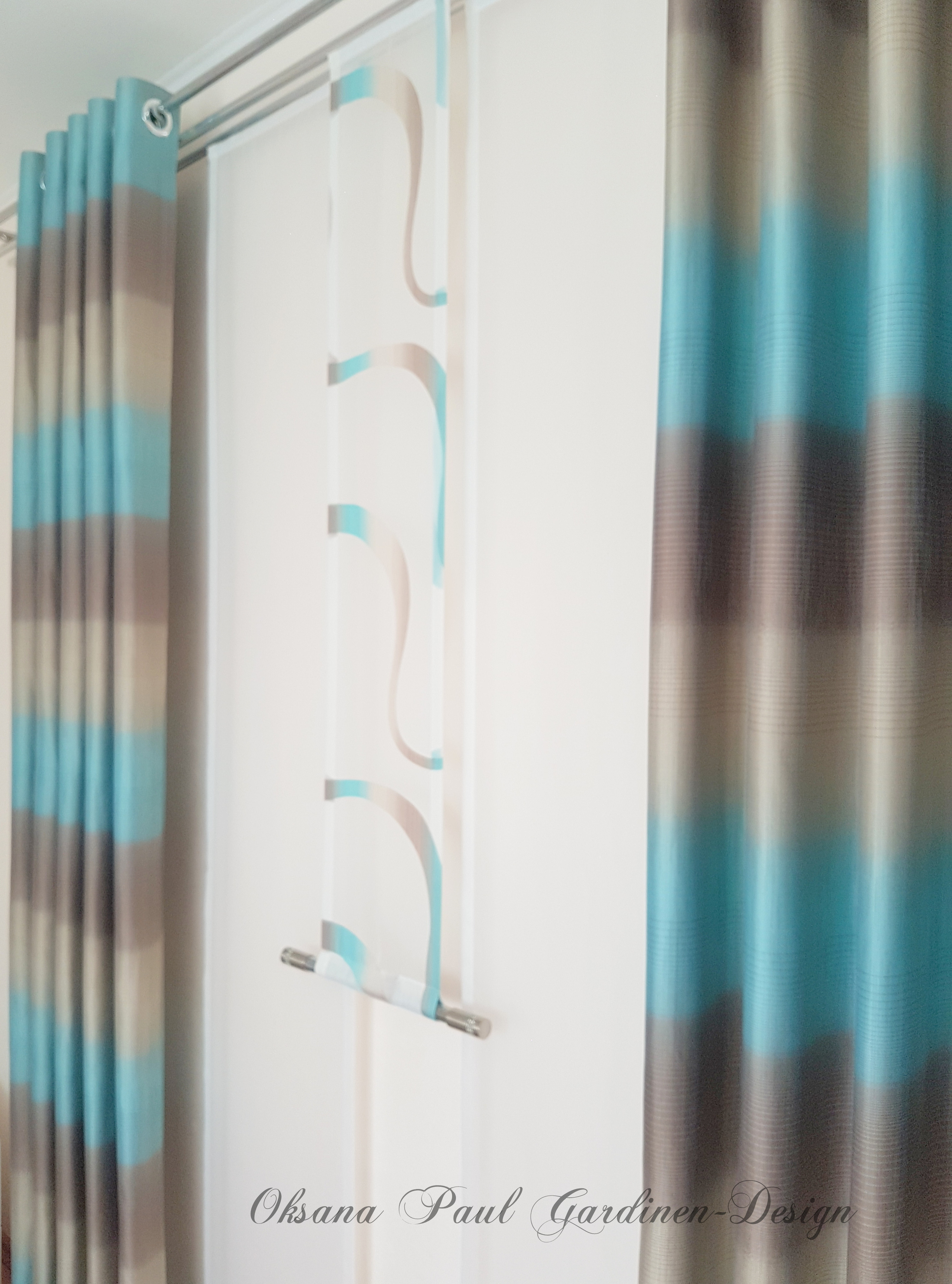 Шторы на кольцах / Ösenvorhänge. Oksana Paul-Gardinen-Design Oksana Paul ✧ Art of Gardinen & Textile Design ✧ Polymer Clay Art & Handmade Creatures
