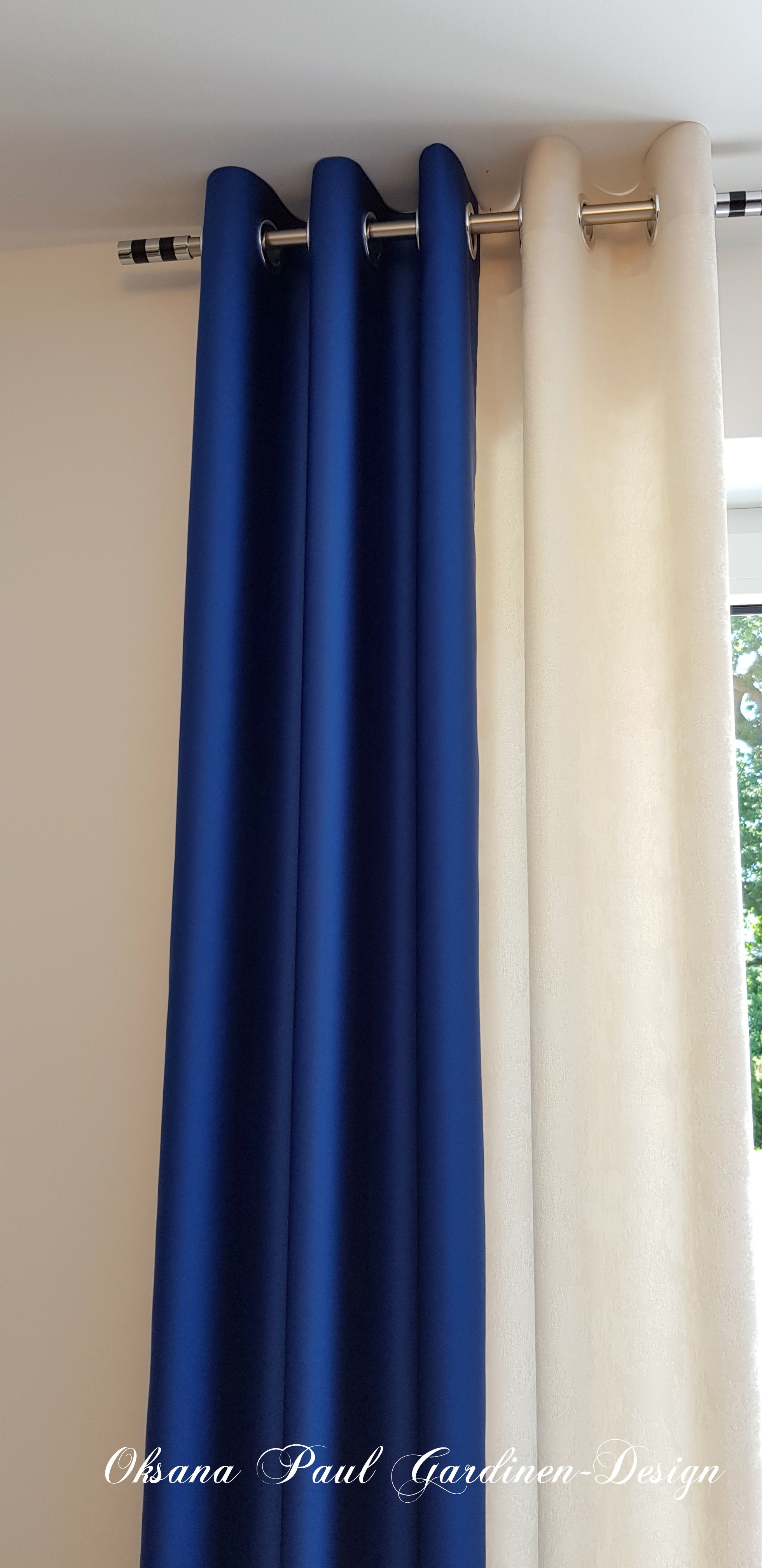 Шторы на кольцах / Ösenvorhänge. Oksana Paul-Gardinen-Design Oksana Paul ✧ Art of Gardinen & Textile Design ✧ Polymer Clay Art & Handmade Creatures