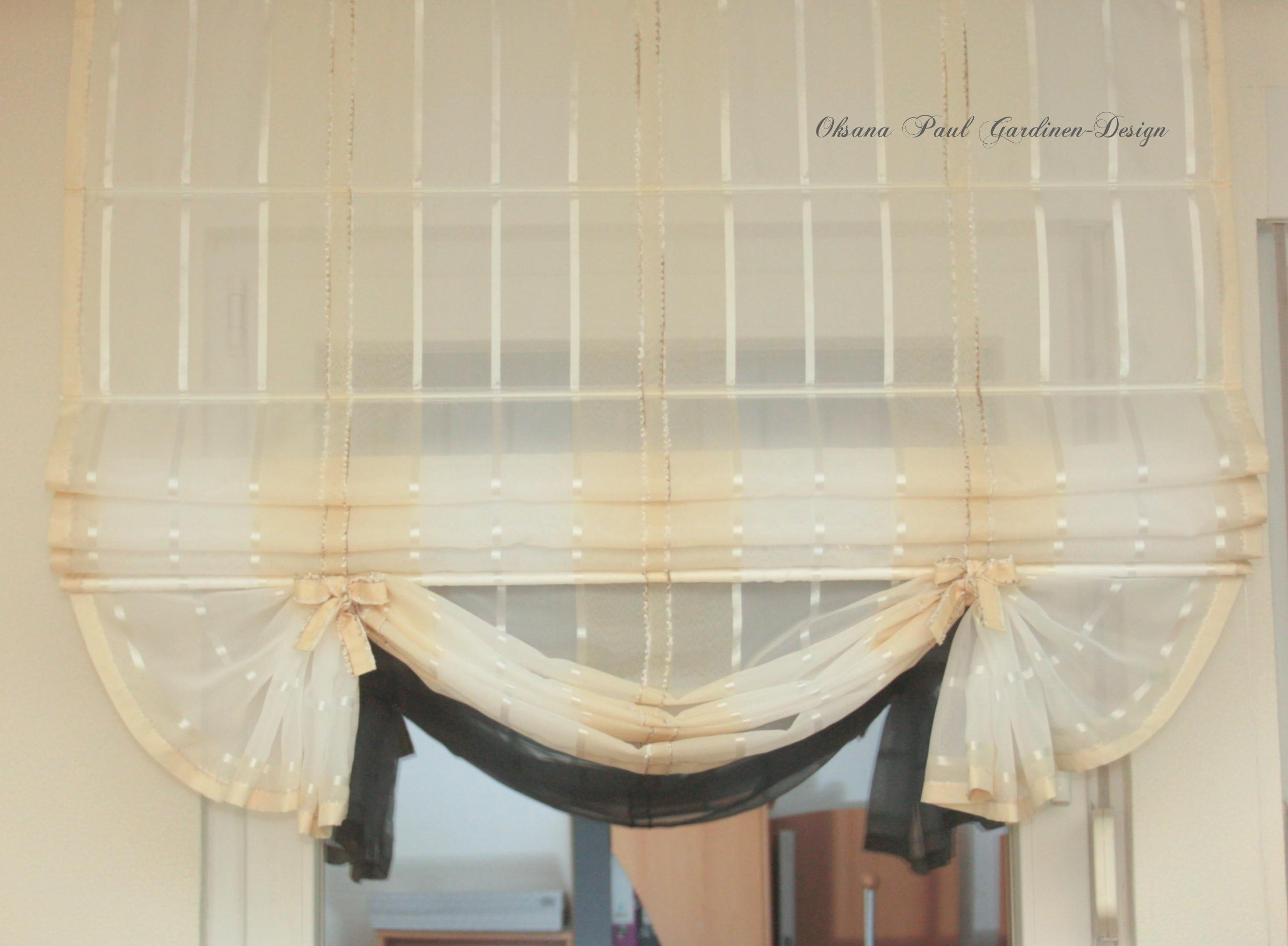 Римские шторы / Raffrollos. Oksana Paul-Gardinen-Design Oksana Paul ✧ Art of Gardinen & Textile Design ✧ Polymer Clay Art & Handmade Creatures