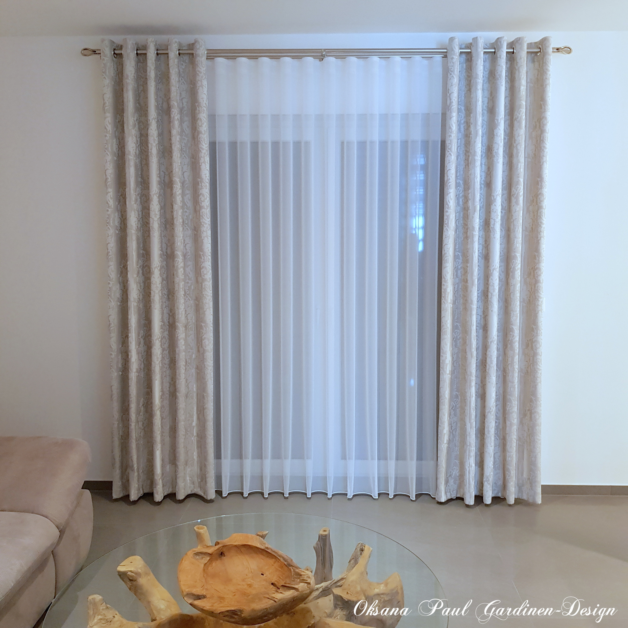 Шторы на кольцах / Ösenvorhänge. Oksana Paul-Gardinen-Design Oksana Paul ✧ Art of Gardinen & Textile Design ✧ Polymer Clay Art & Handmade Creatures