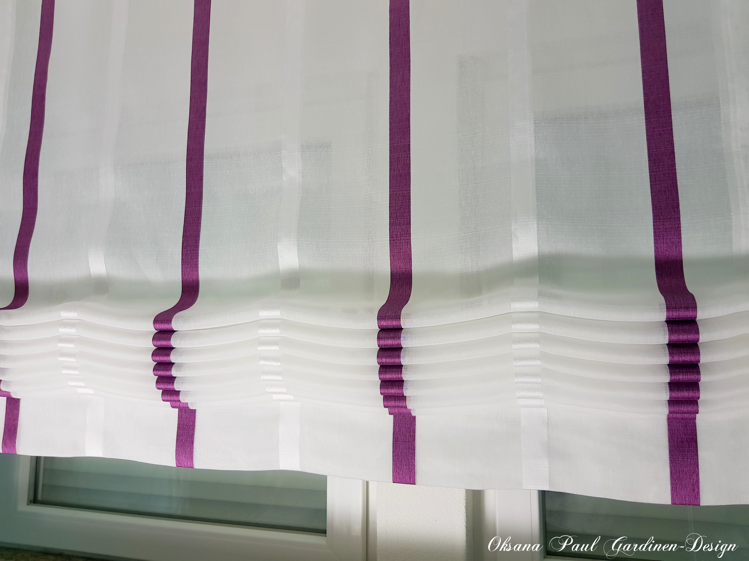 Римские шторы / Raffrollos. Oksana Paul-Gardinen-Design Oksana Paul ✧ Art of Gardinen & Textile Design ✧ Polymer Clay Art & Handmade Creatures