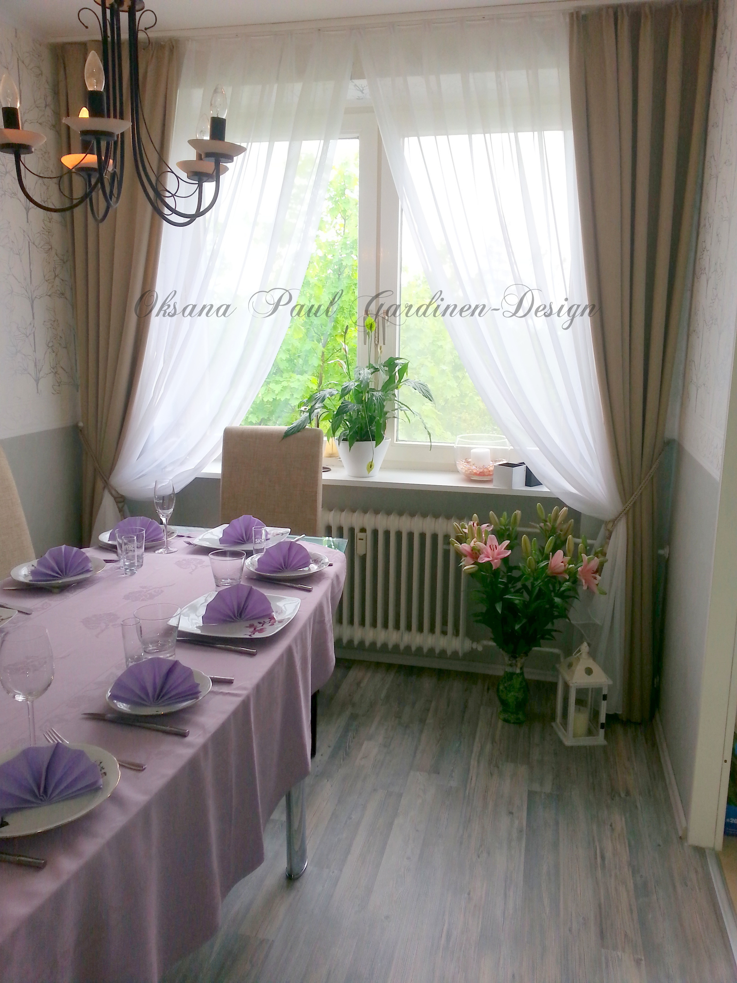 Кухня-столовая / Küche & Essbereich ➜. Oksana Paul-Gardinen-Design Oksana Paul ✧ Art of Gardinen & Textile Design ✧ Polymer Clay Art & Handmade Creatures