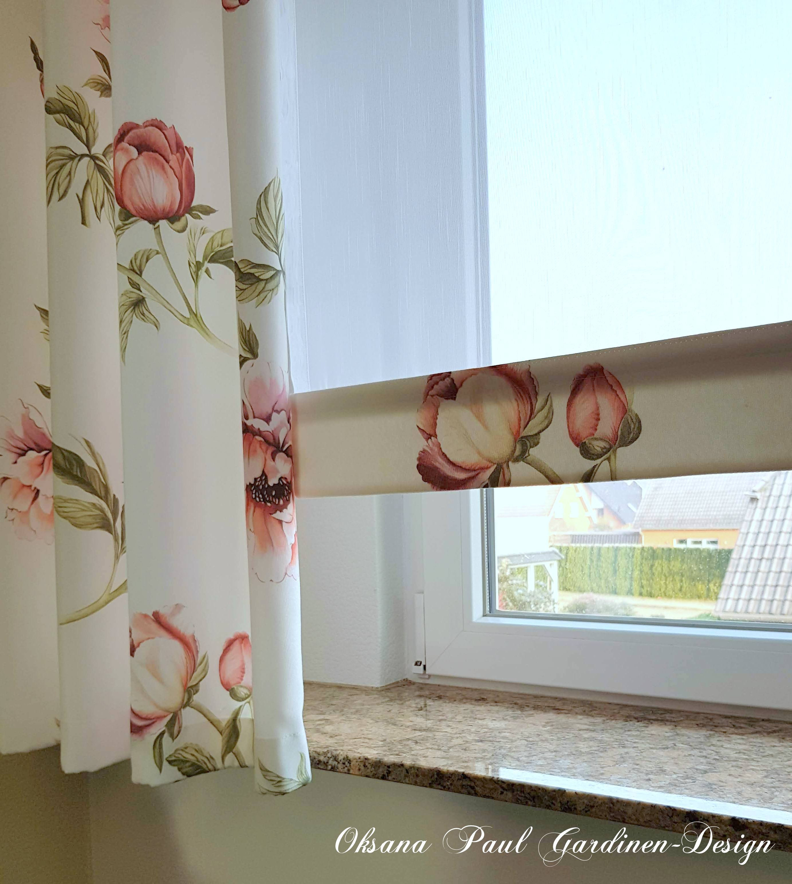 Японские панели / Schiebevorhänge. Oksana Paul-Gardinen-Design Oksana Paul ✧ Art of Gardinen & Textile Design ✧ Polymer Clay Art & Handmade Creatures