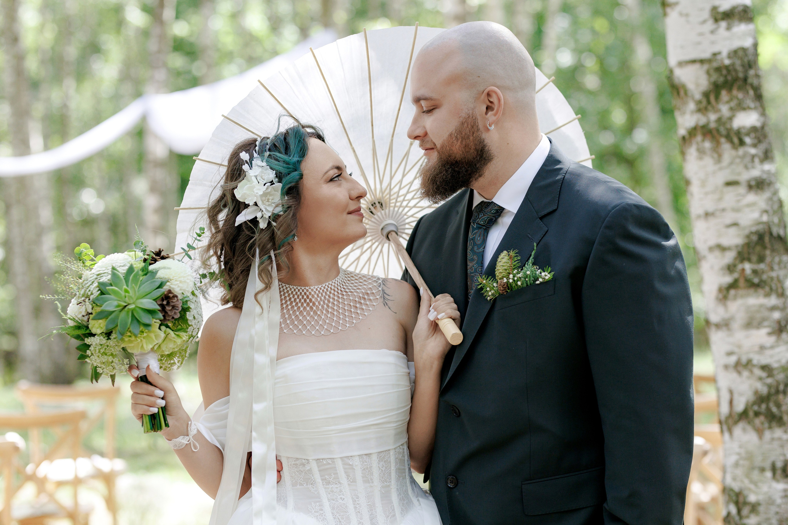 Janina & Wladek. Dworzyszcze Wola. 23.07.2025. Fotograf ślubny i rodzinny w Krakowie Yana Klymova