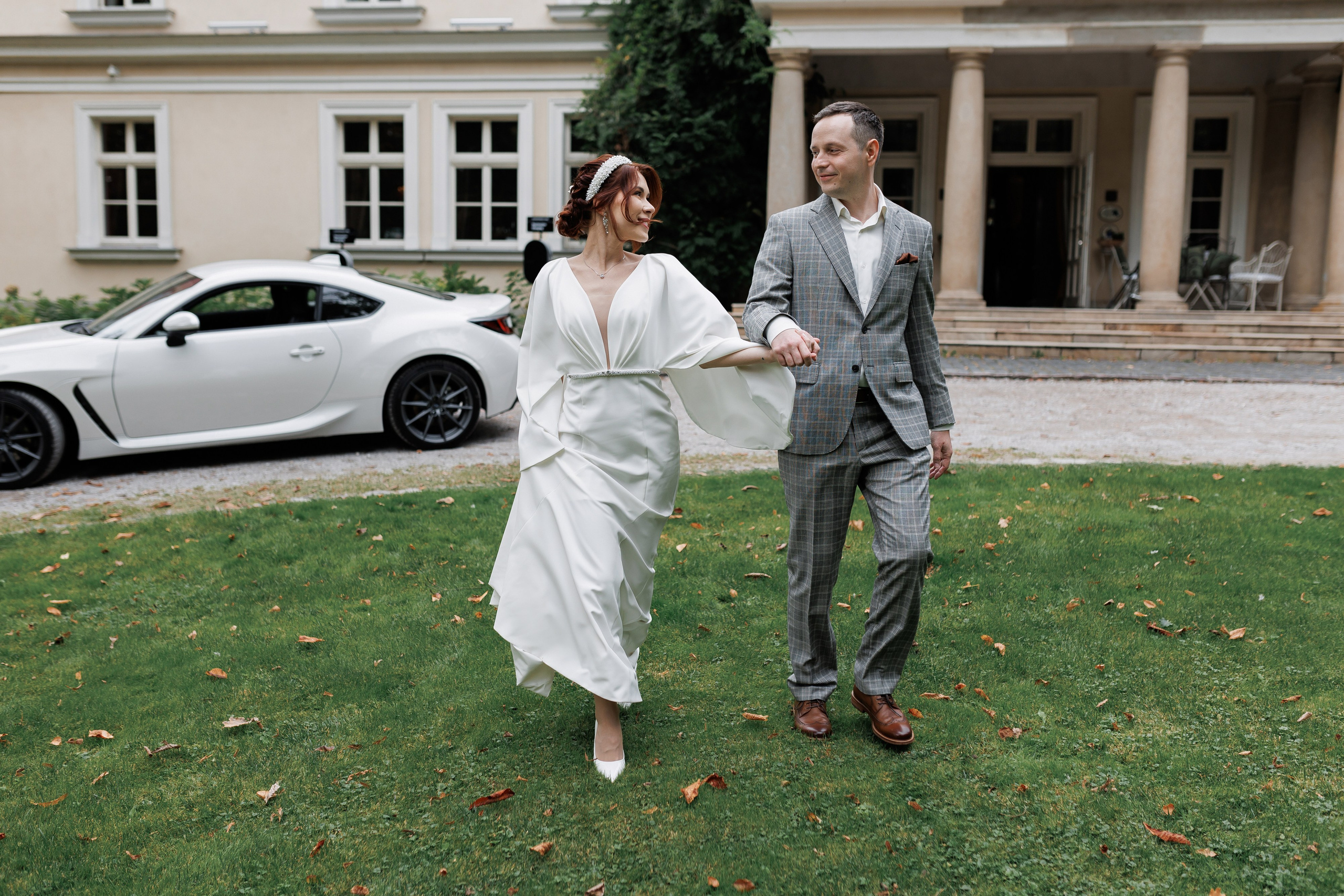 Maria & Serhiy. Dwor Sierakow. 25.09.2024. Fotograf ślubny i rodzinny w Krakowie Yana Klymova