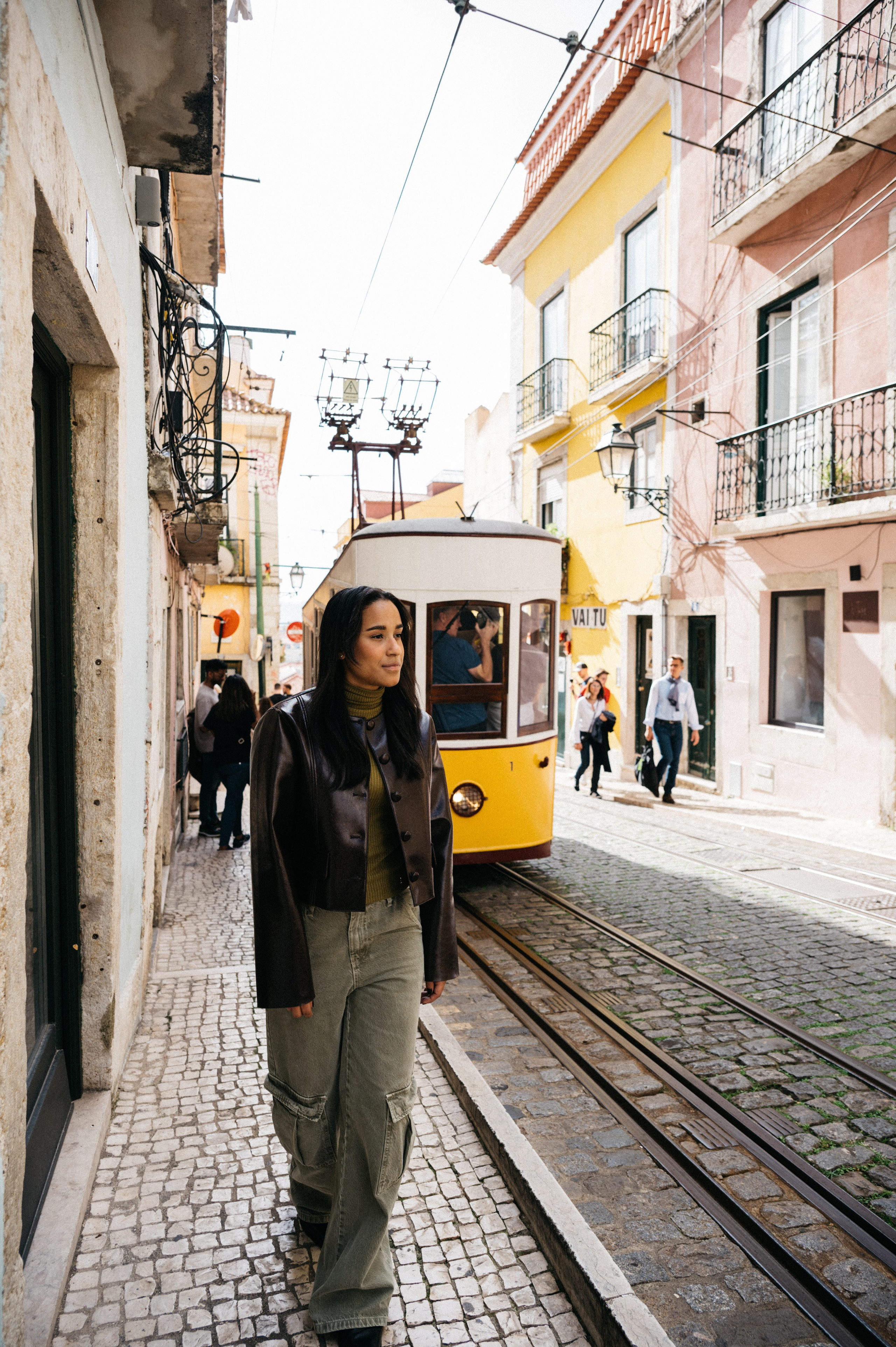 Yellow trams. Wedding and commercial photographer