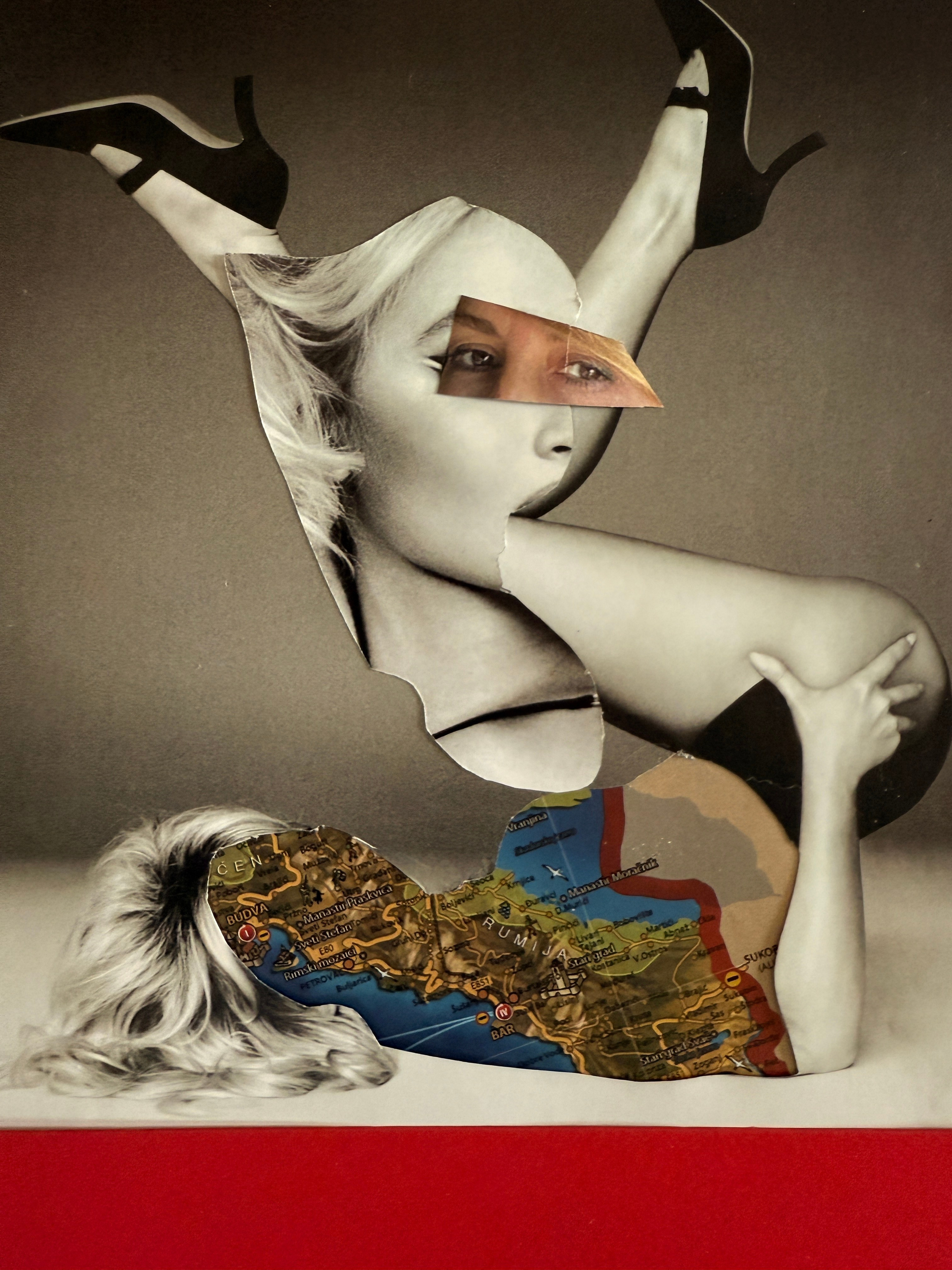 Analog collages. Photographer, photo artist Alena Novgorodtseva