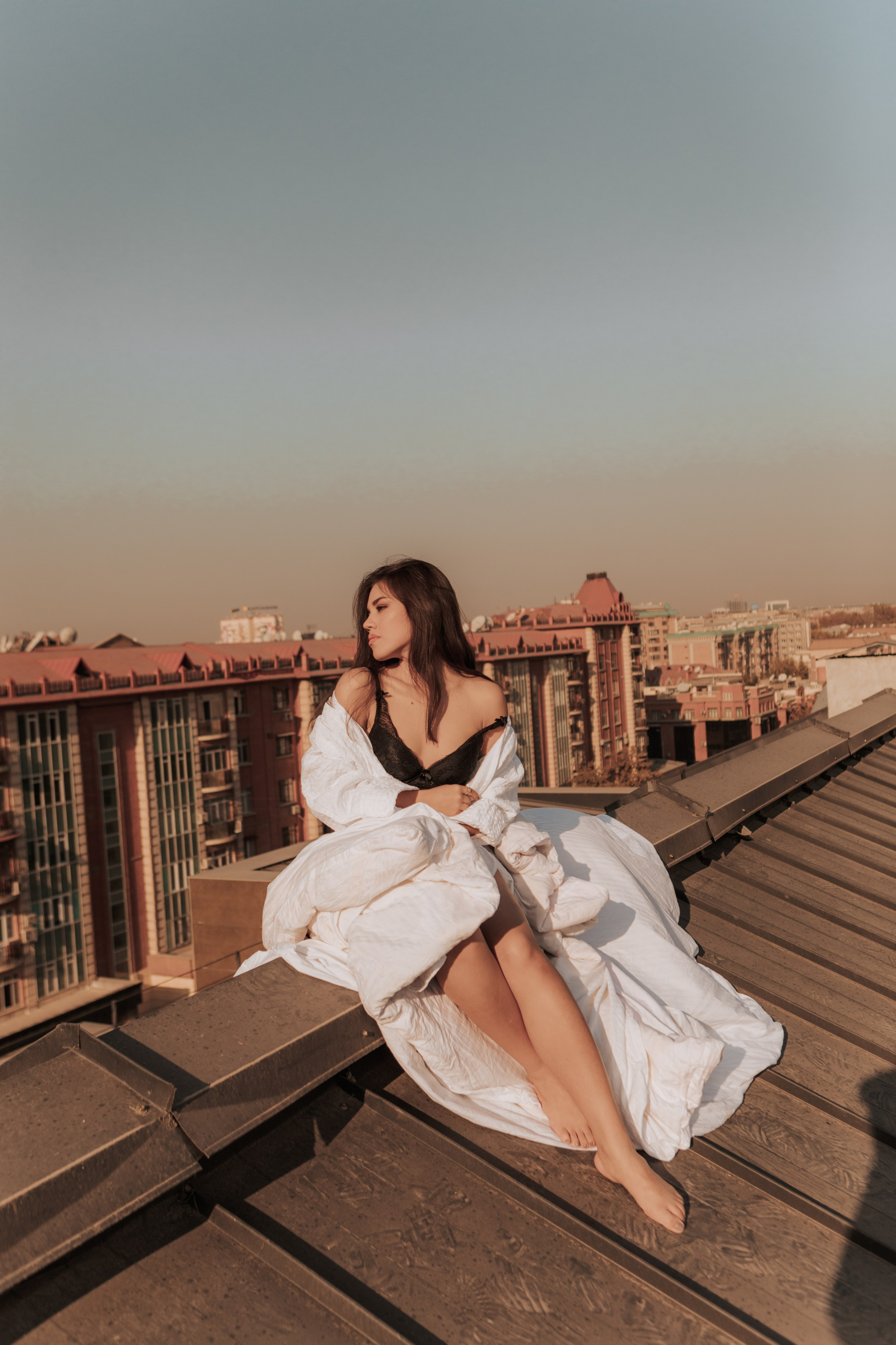 На крыше. Фотограф Вероника Яцына в Ташкенте