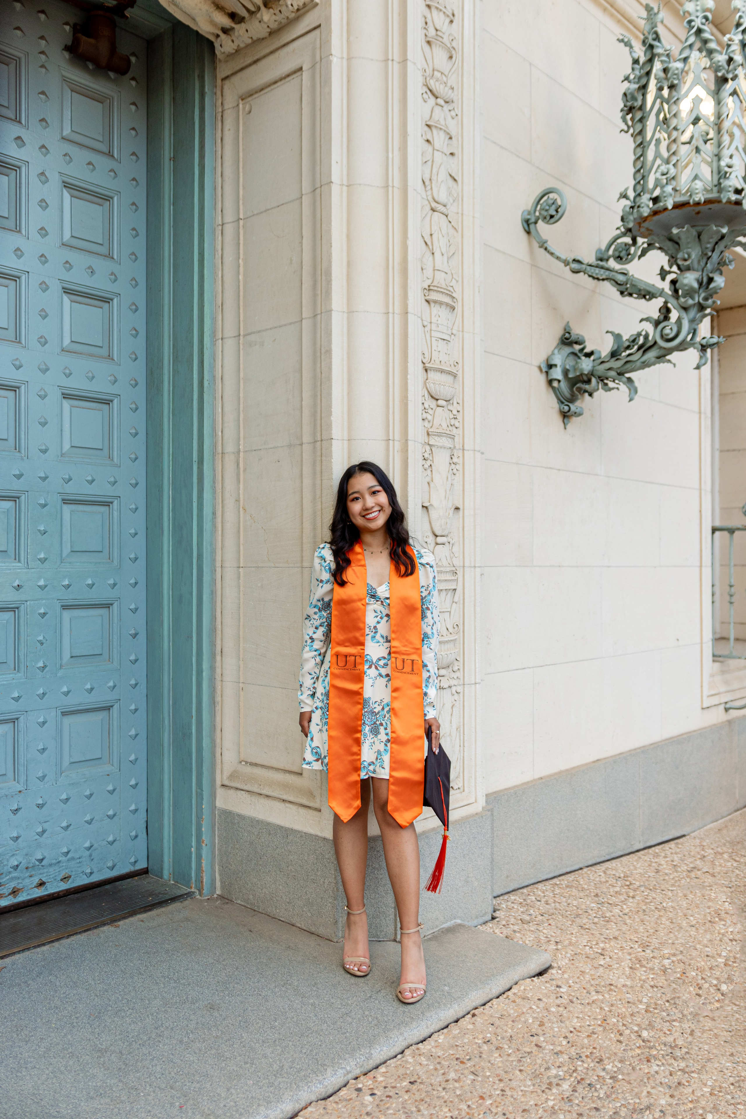 Chanmye’s senior photoshoot at the University of Texas in Austin