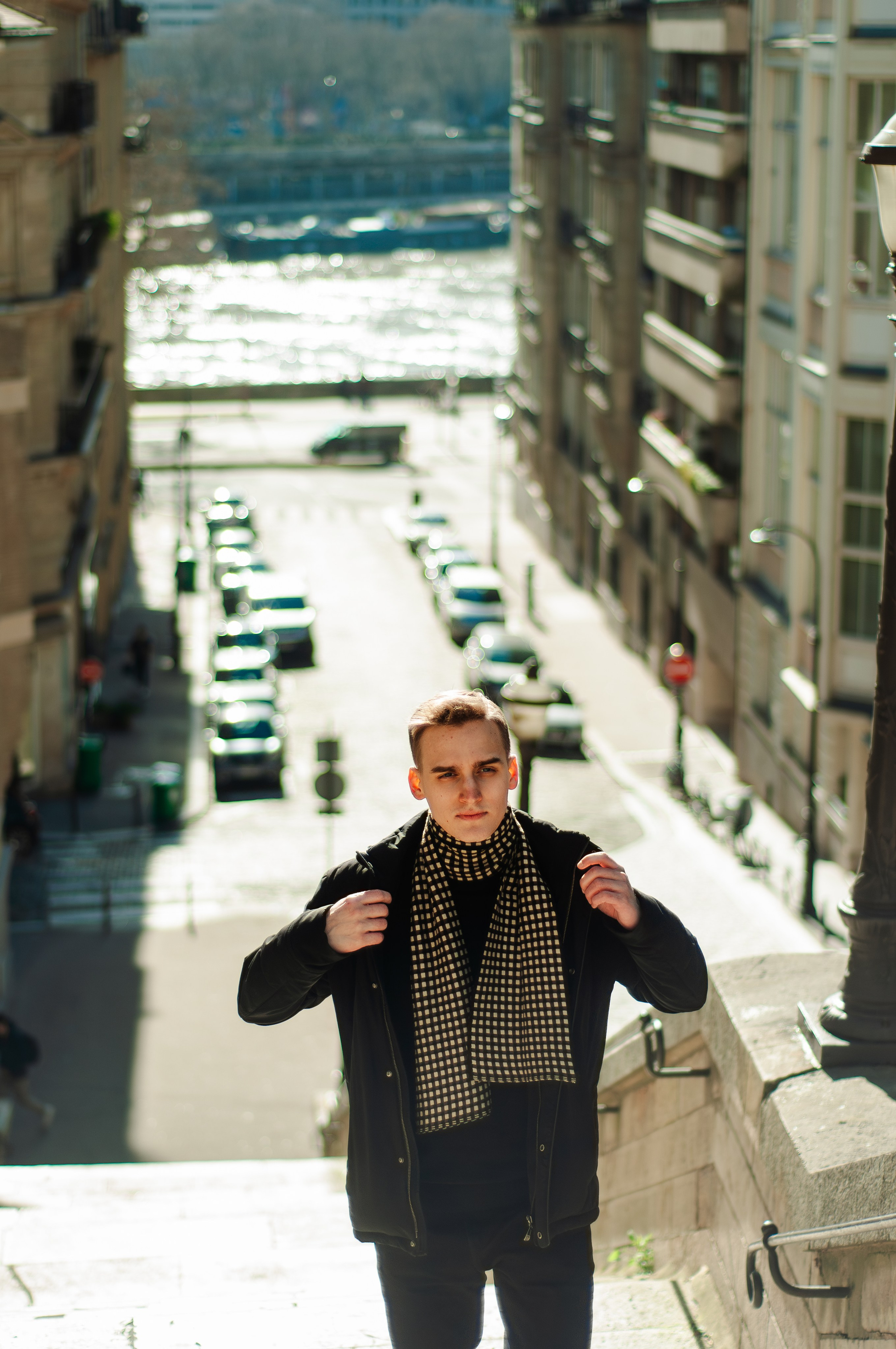 Мужская фотосессия у Эйфелевой башни. Фотограф в Париже Полина Осипова